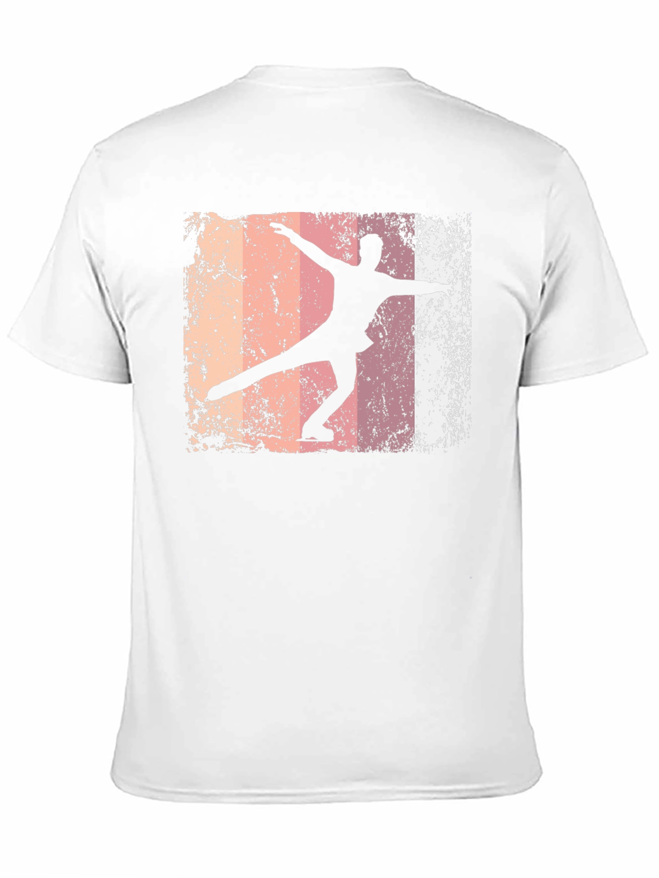 Figure Skater Graphic Tee - Retro Style