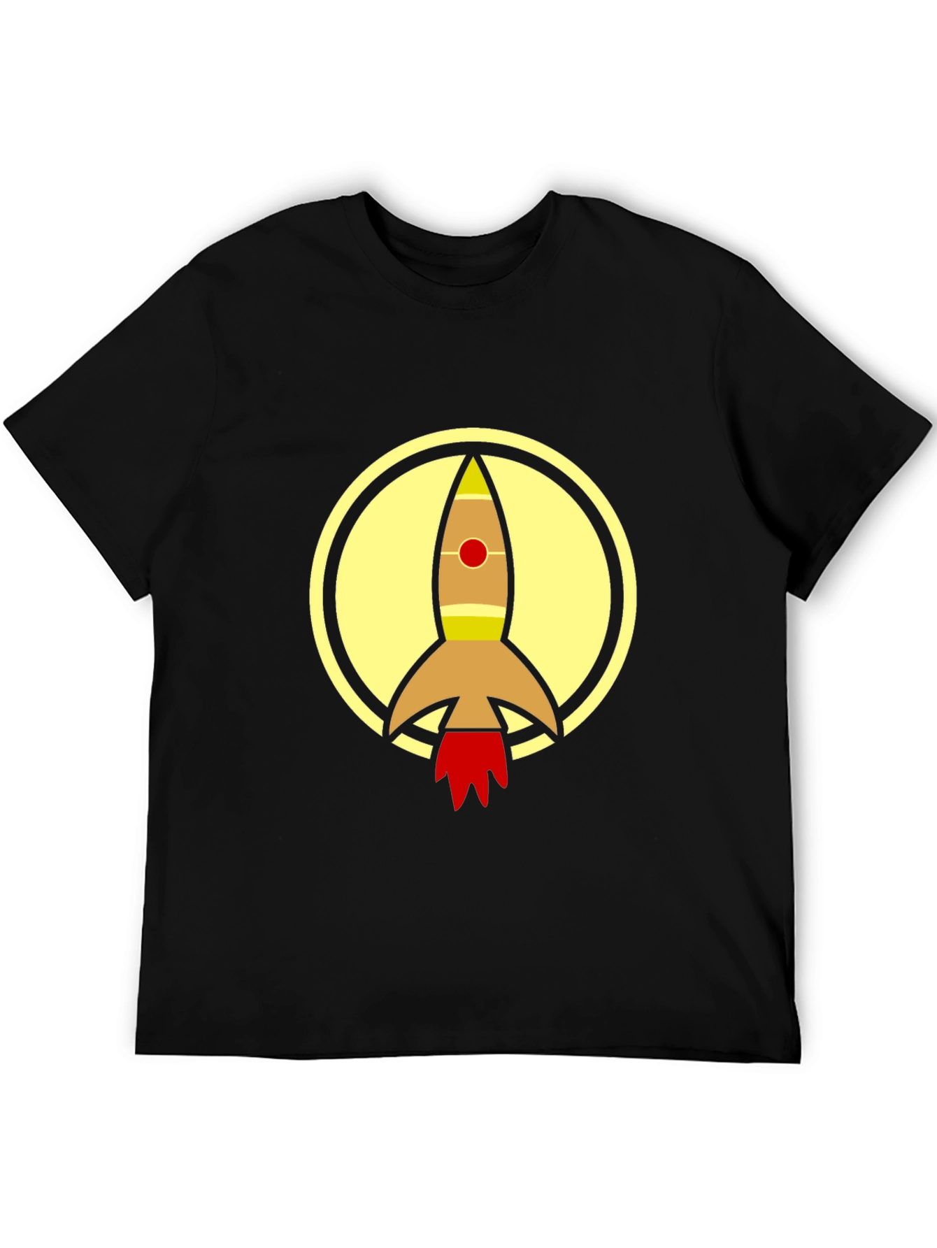 Rocket Circle T-Shirt - Futuristic Design