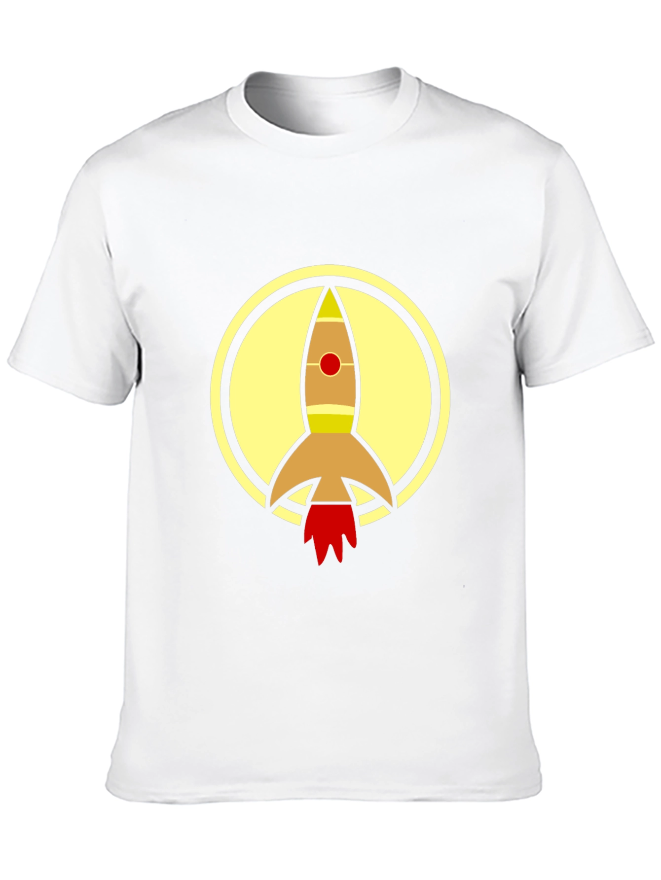 Rocket Circle T-Shirt - Futuristic Design