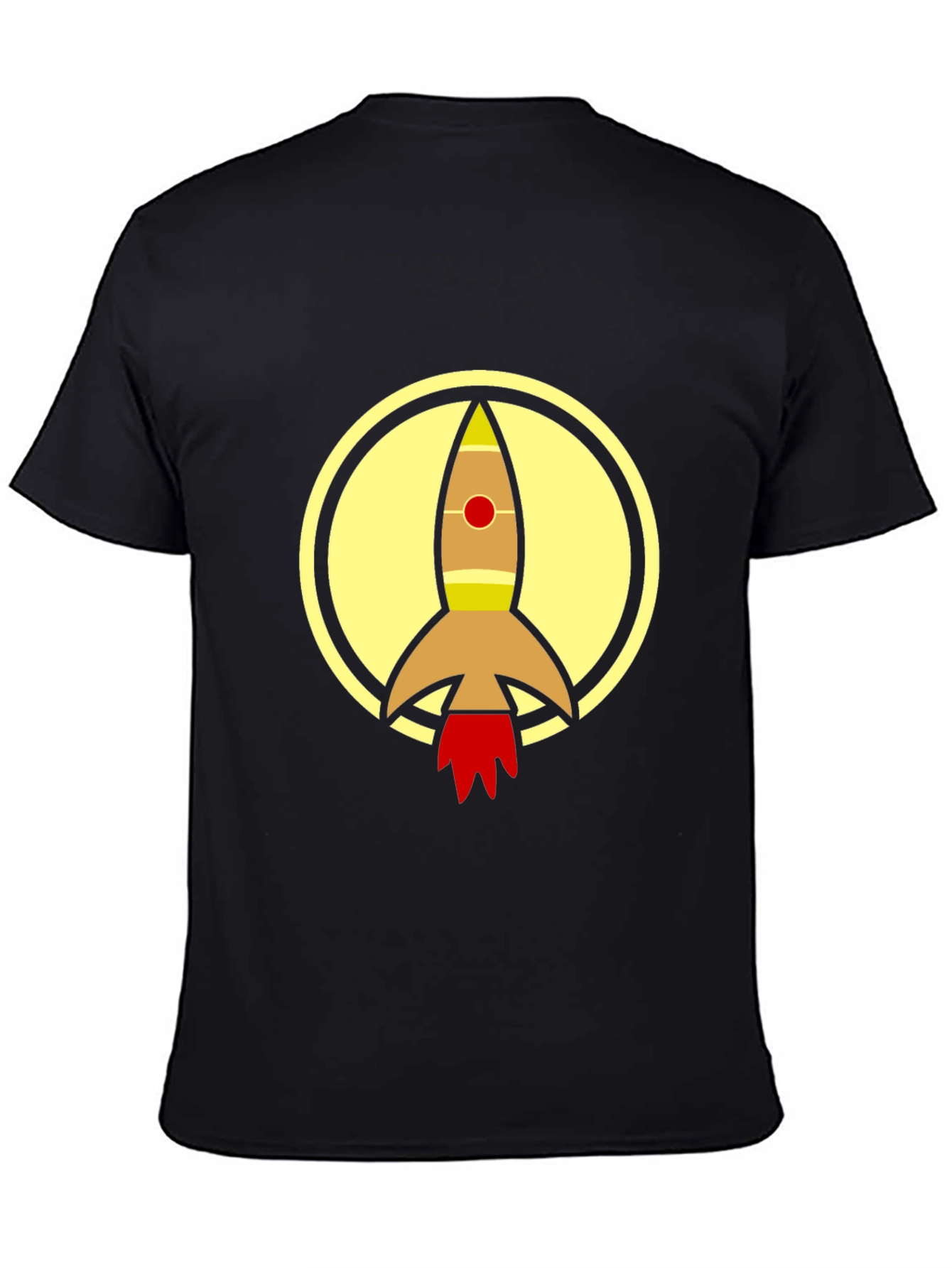Rocket Circle T-Shirt - Futuristic Design