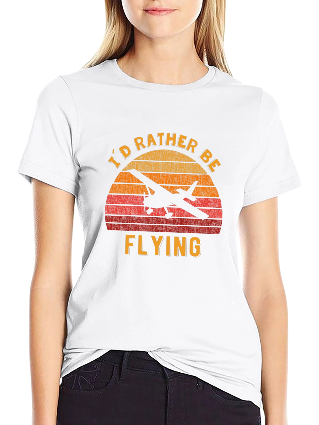 Id Rather Be Flying T-Shirt