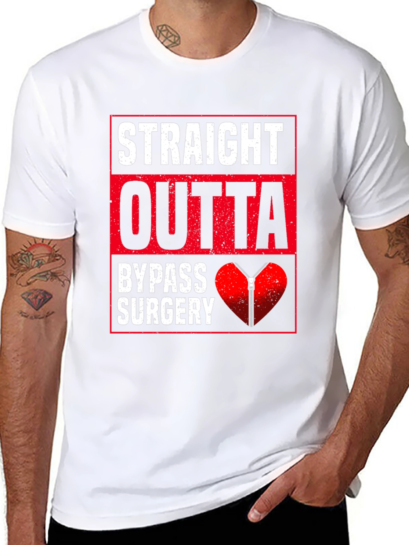 Straight Outta Bypass Surgery Graphic Tee