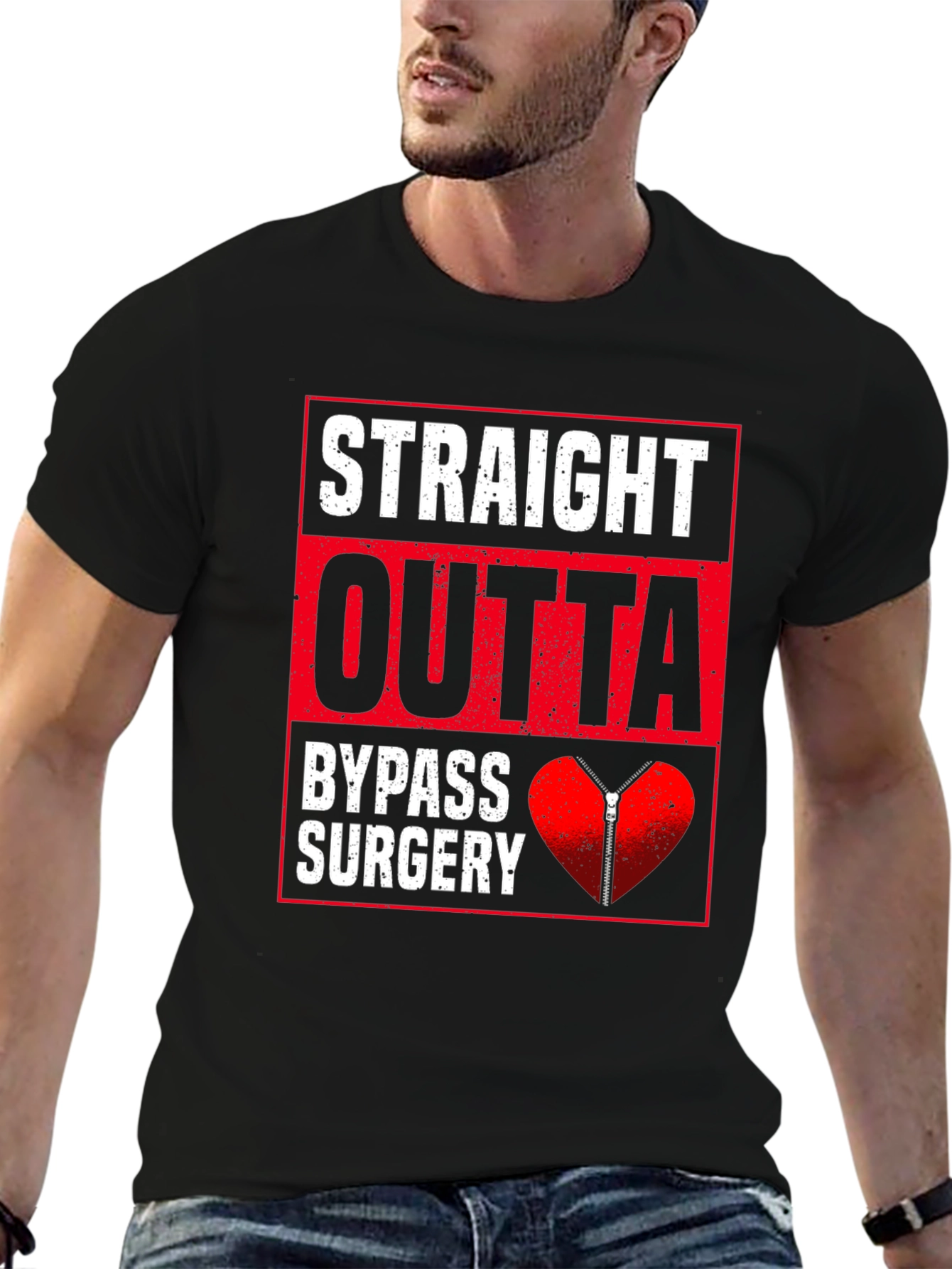 Straight Outta Bypass Surgery Graphic Tee