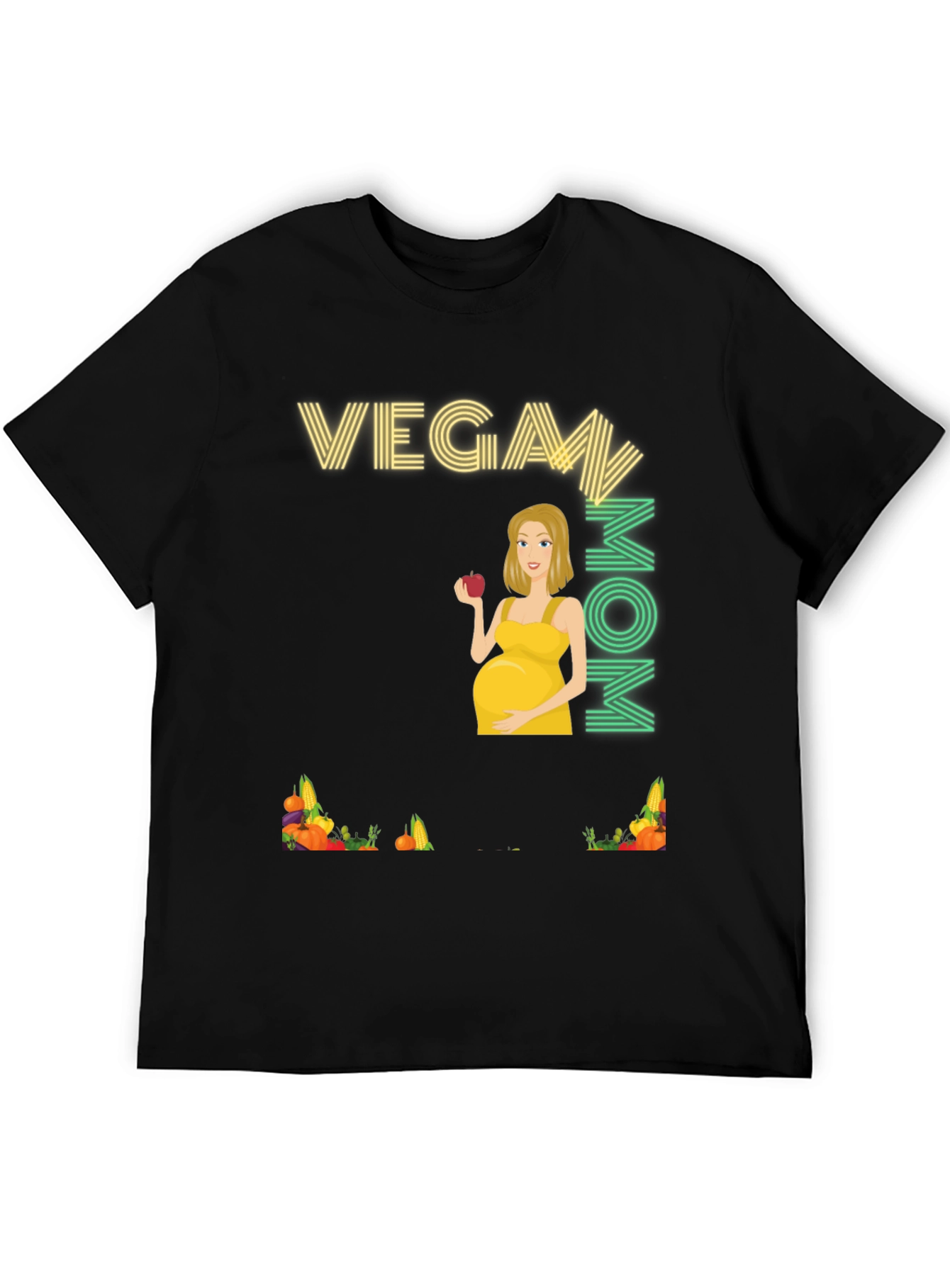 Vegan Mom T-Shirt - Cute Pregnancy Tee