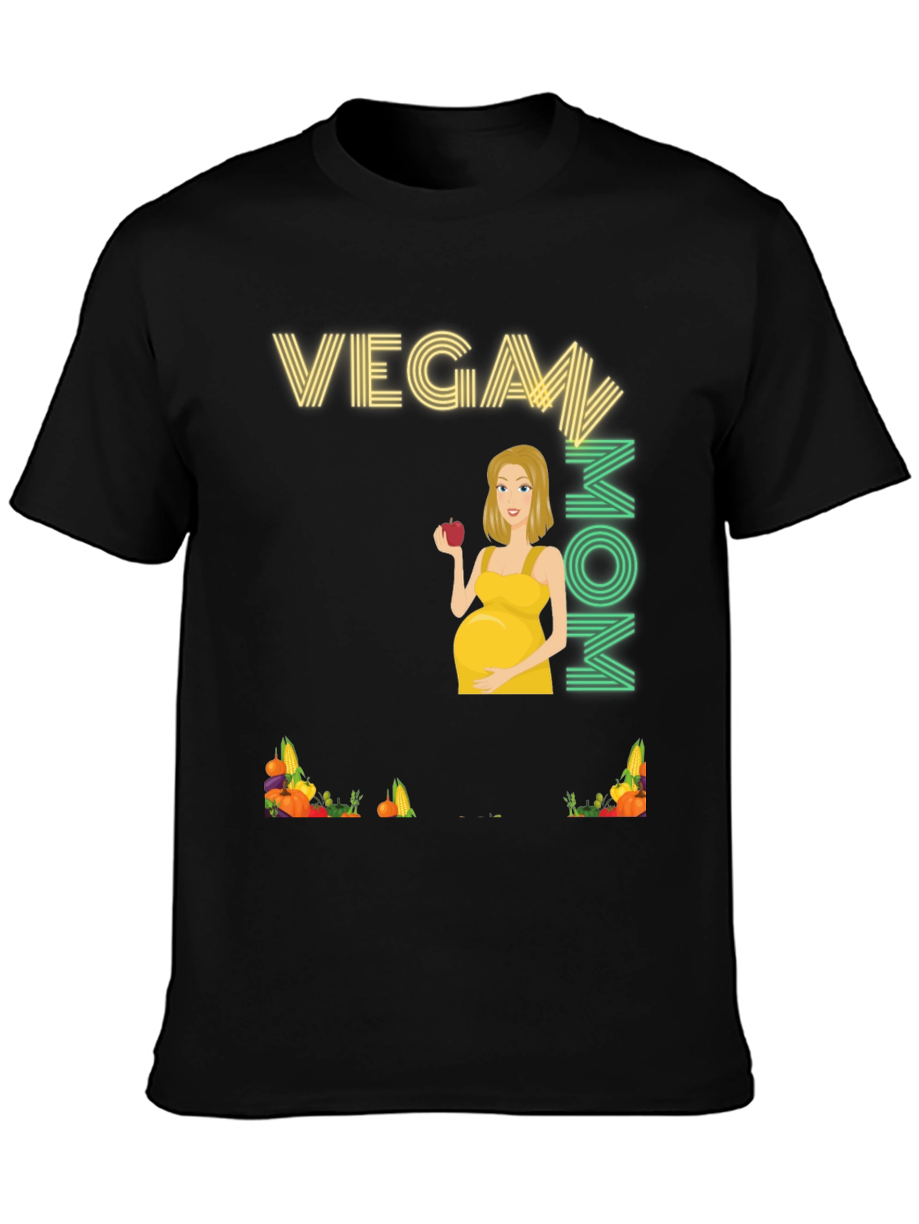 Vegan Mom T-Shirt - Cute Pregnancy Tee