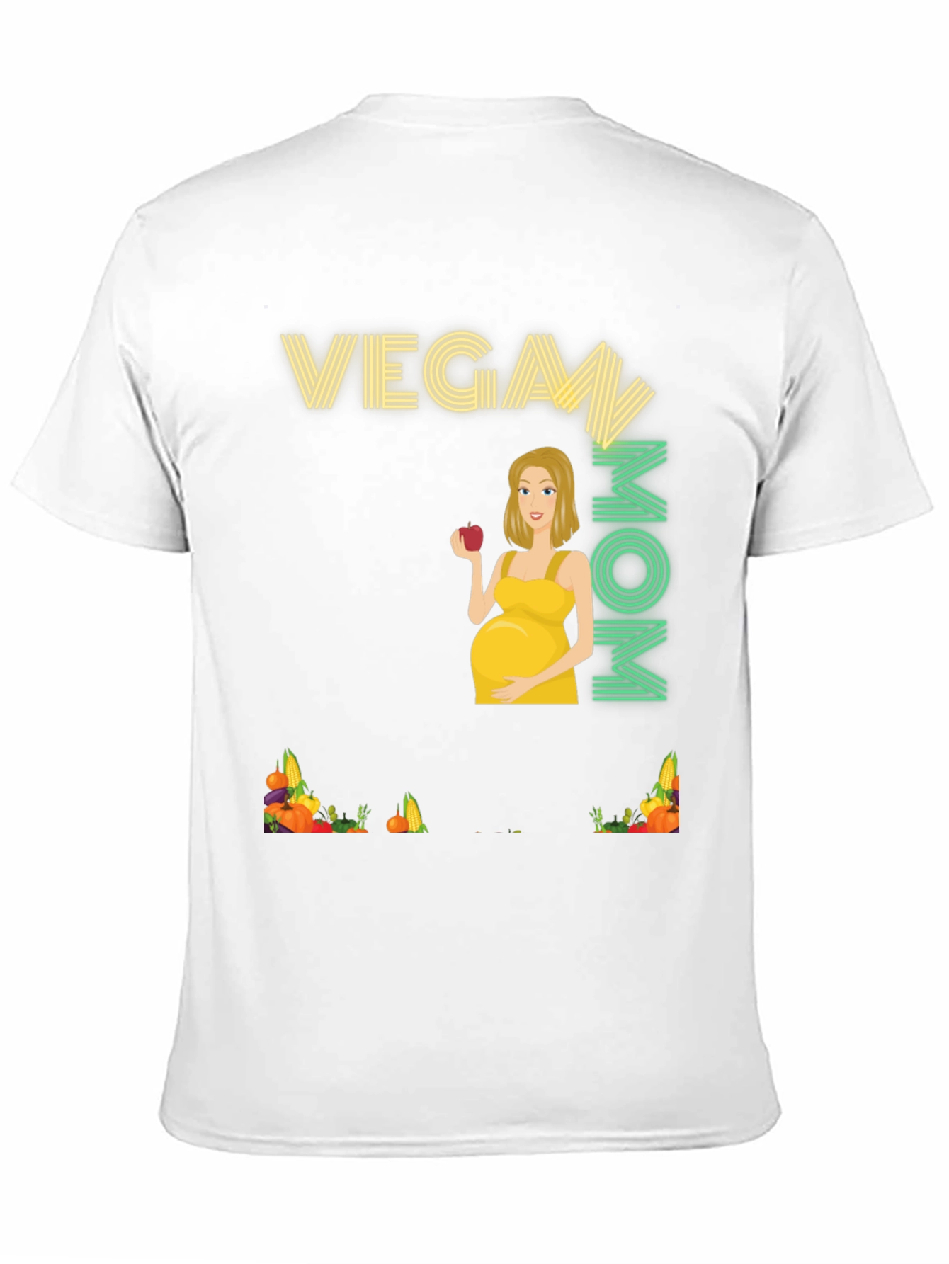Vegan Mom T-Shirt - Cute Pregnancy Tee