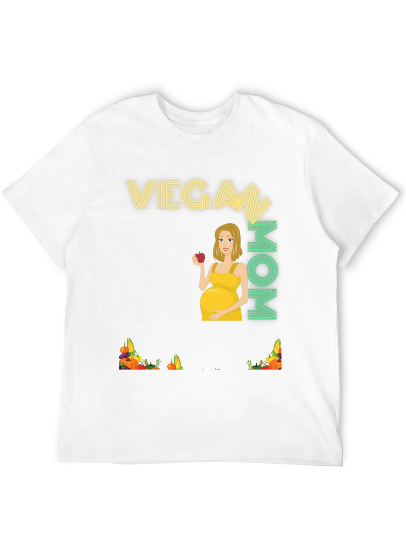Vegan Mom T-Shirt - Cute Pregnancy Tee