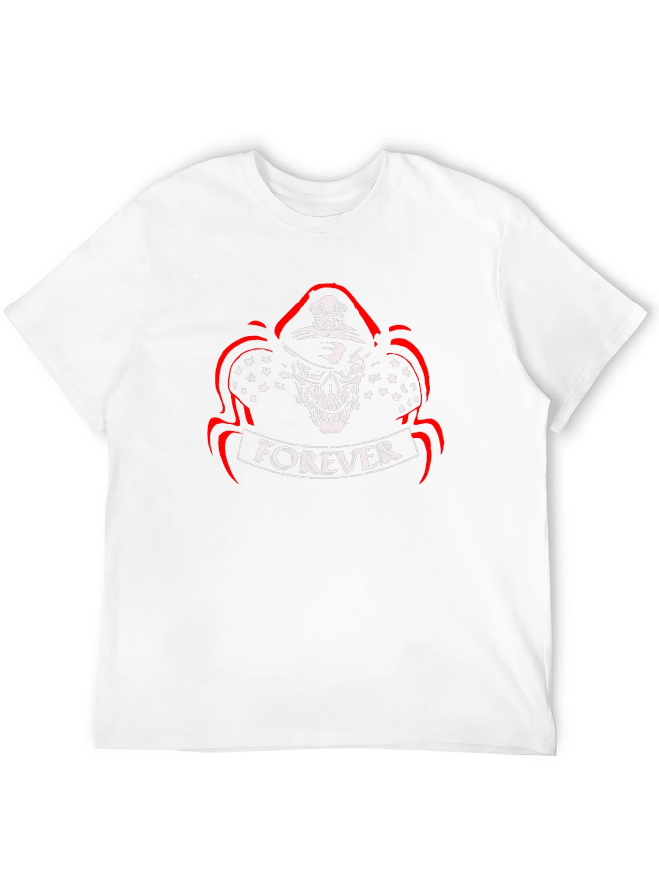 Forever Skull Graphic Tee - Mens Black T-Shirt