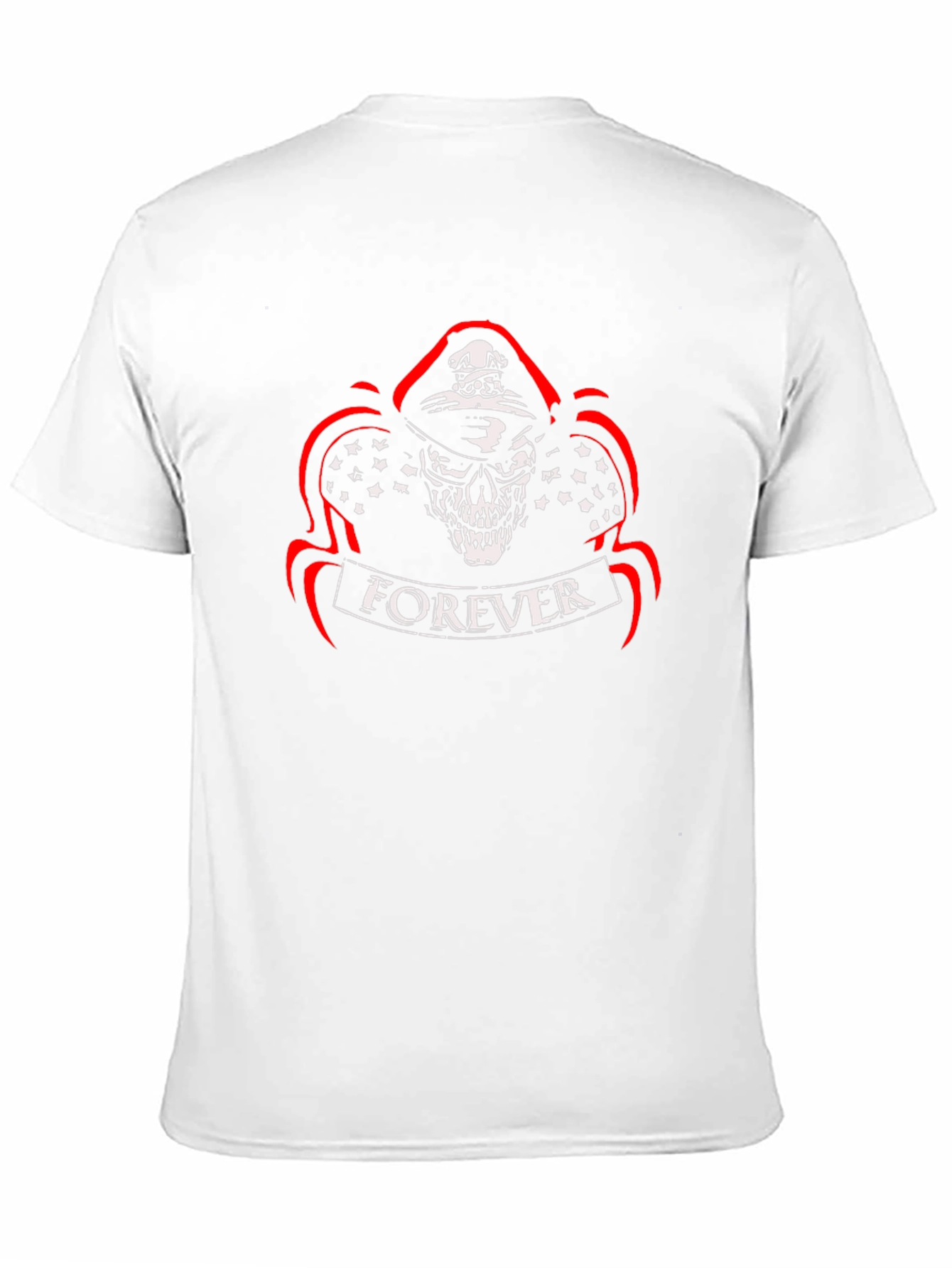 Forever Skull Graphic Tee - Mens Black T-Shirt