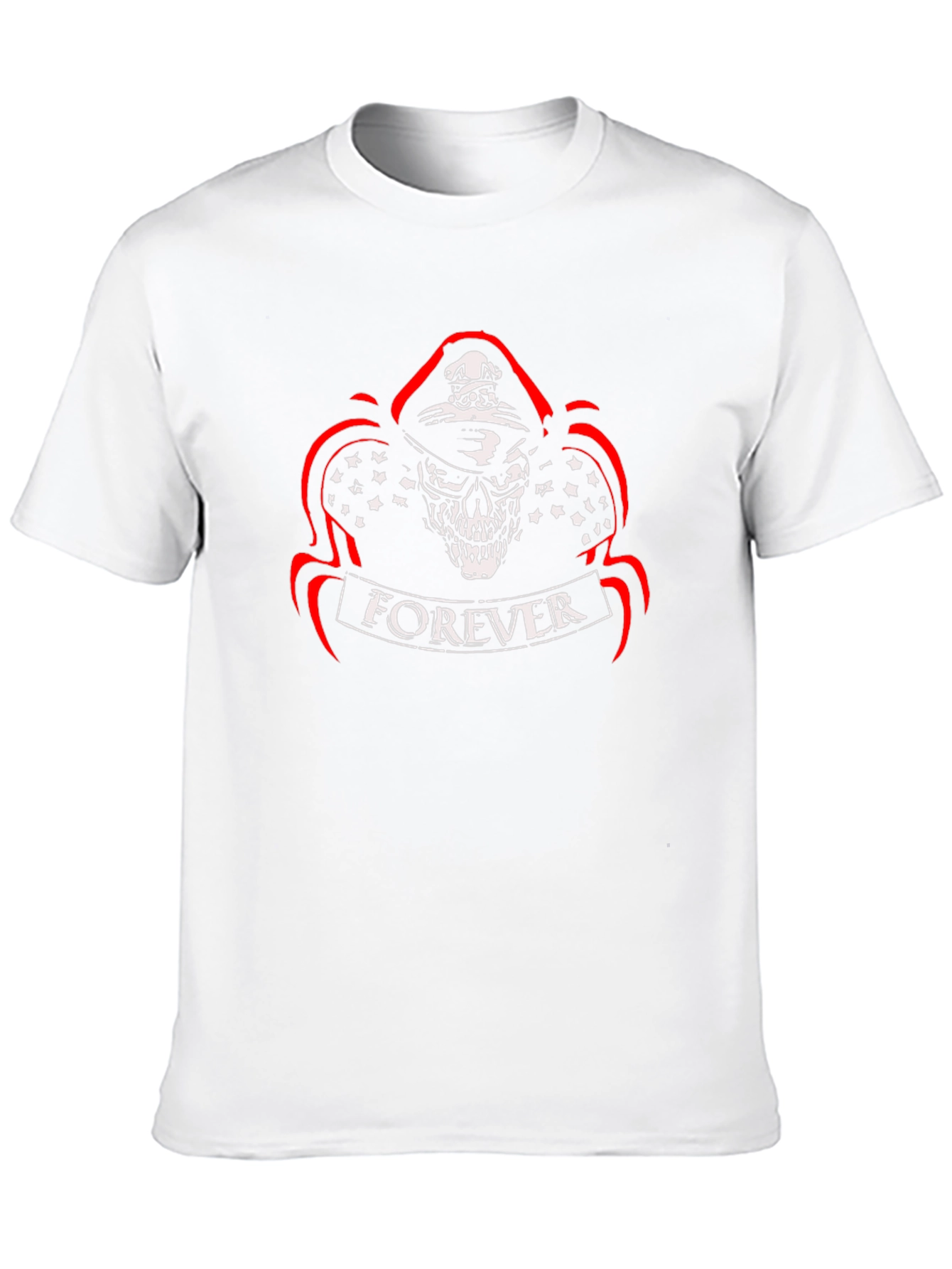 Forever Skull Graphic Tee - Mens Black T-Shirt