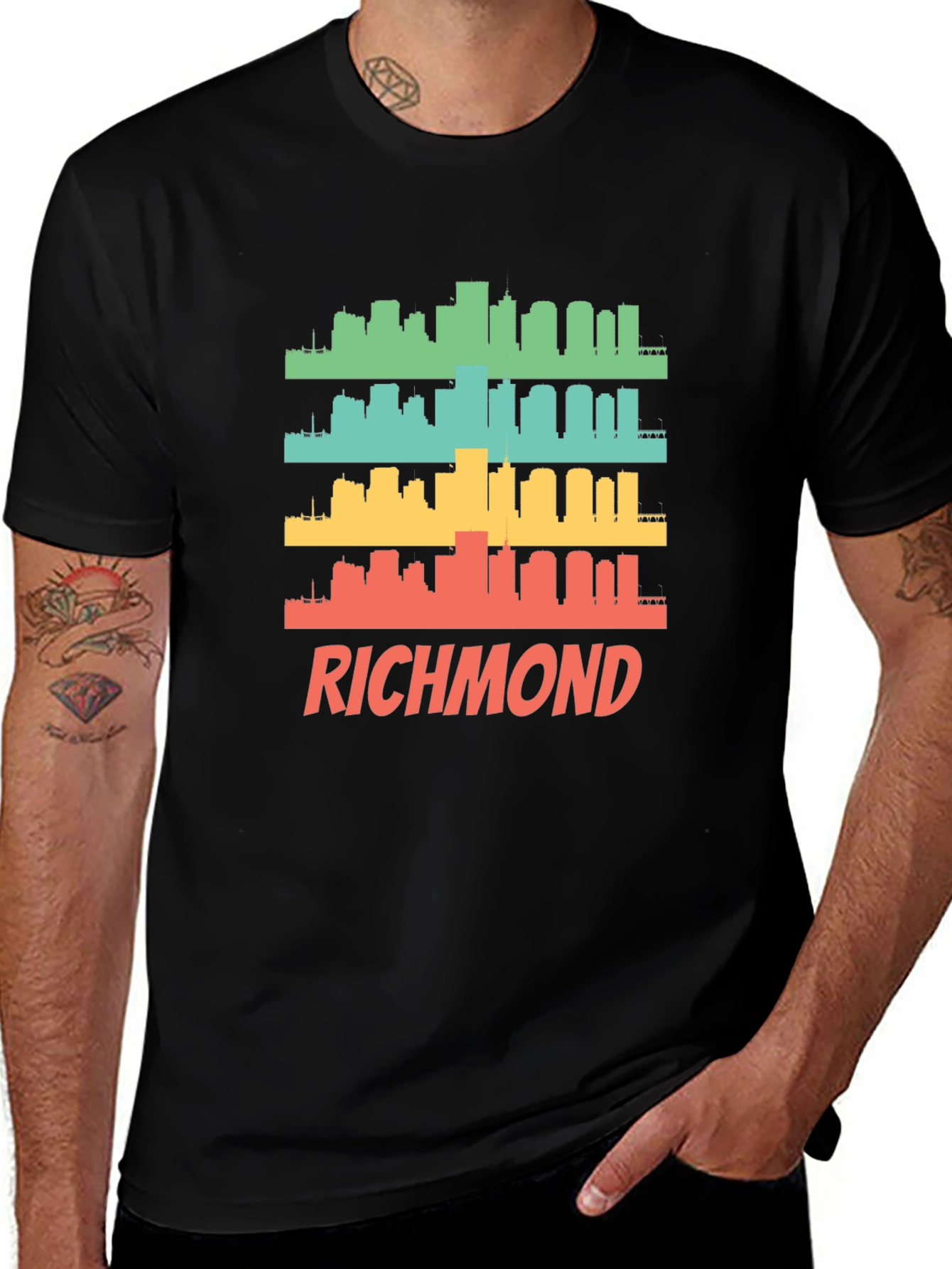 Richmond Retro Skyline T-Shirt
