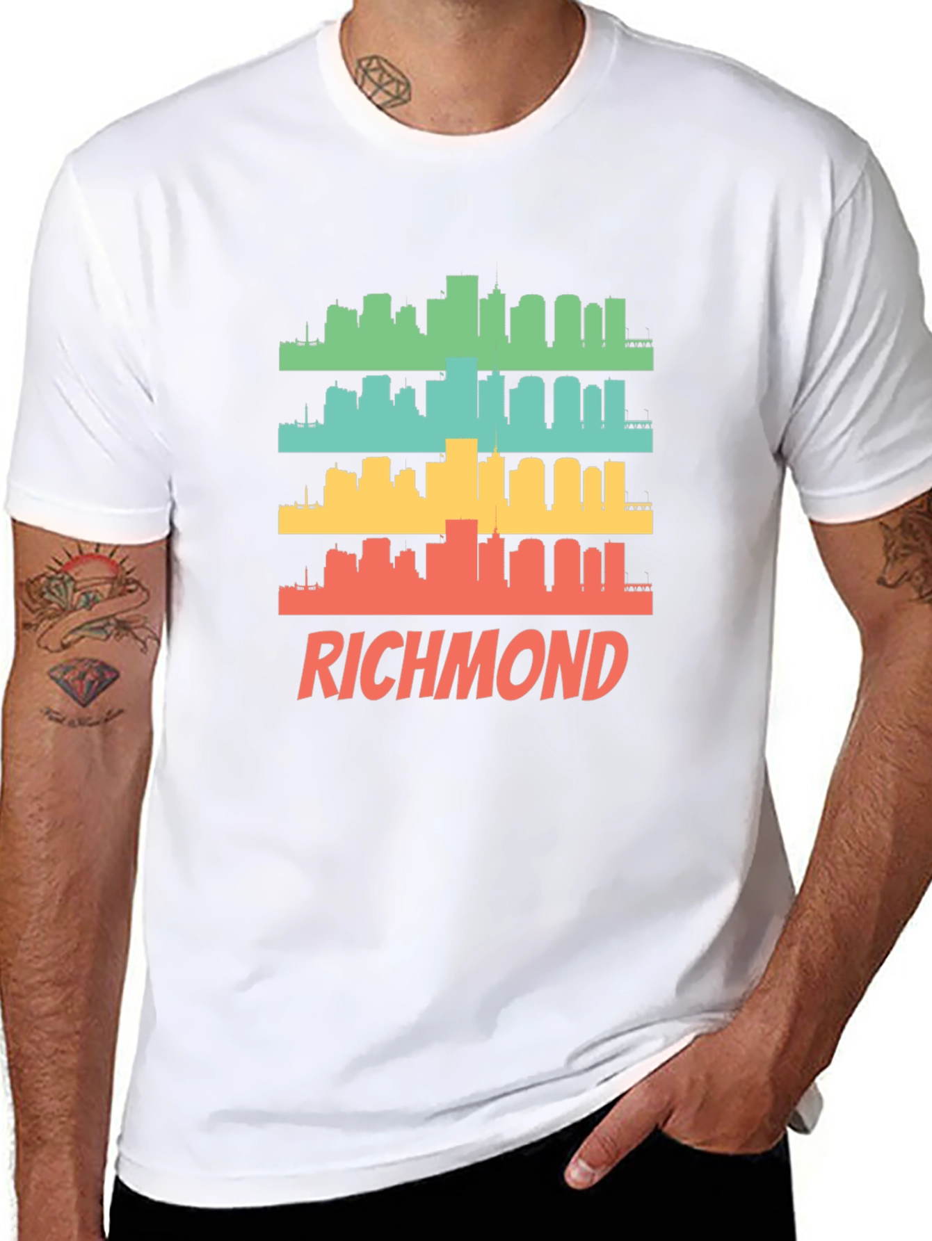 Richmond Retro Skyline T-Shirt