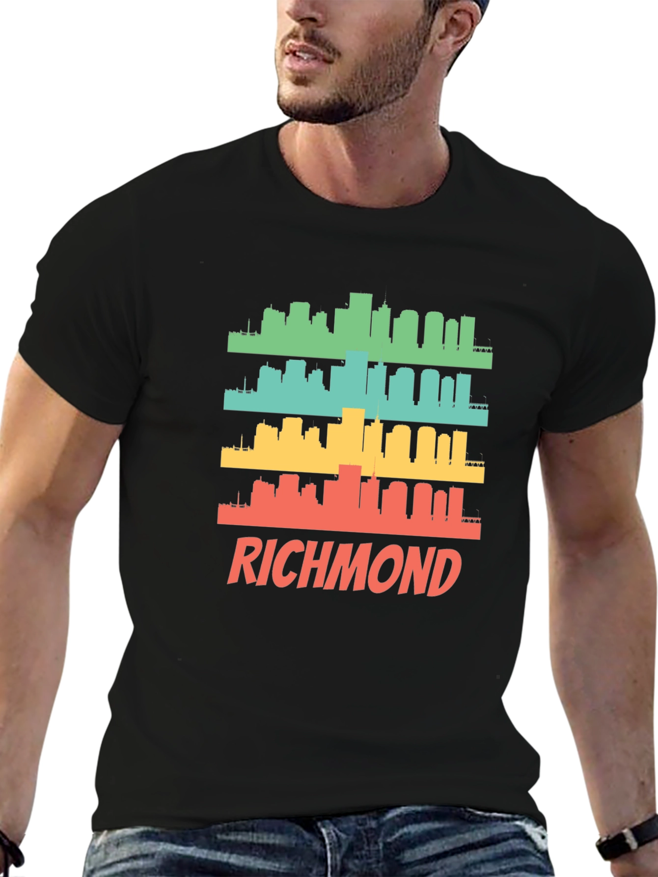 Richmond Retro Skyline T-Shirt
