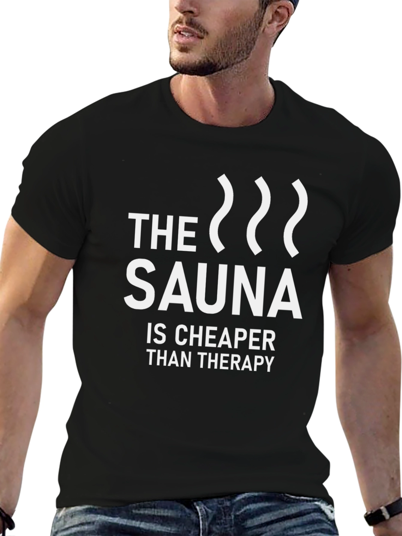 Sauna Therapy Funny Graphic Tee