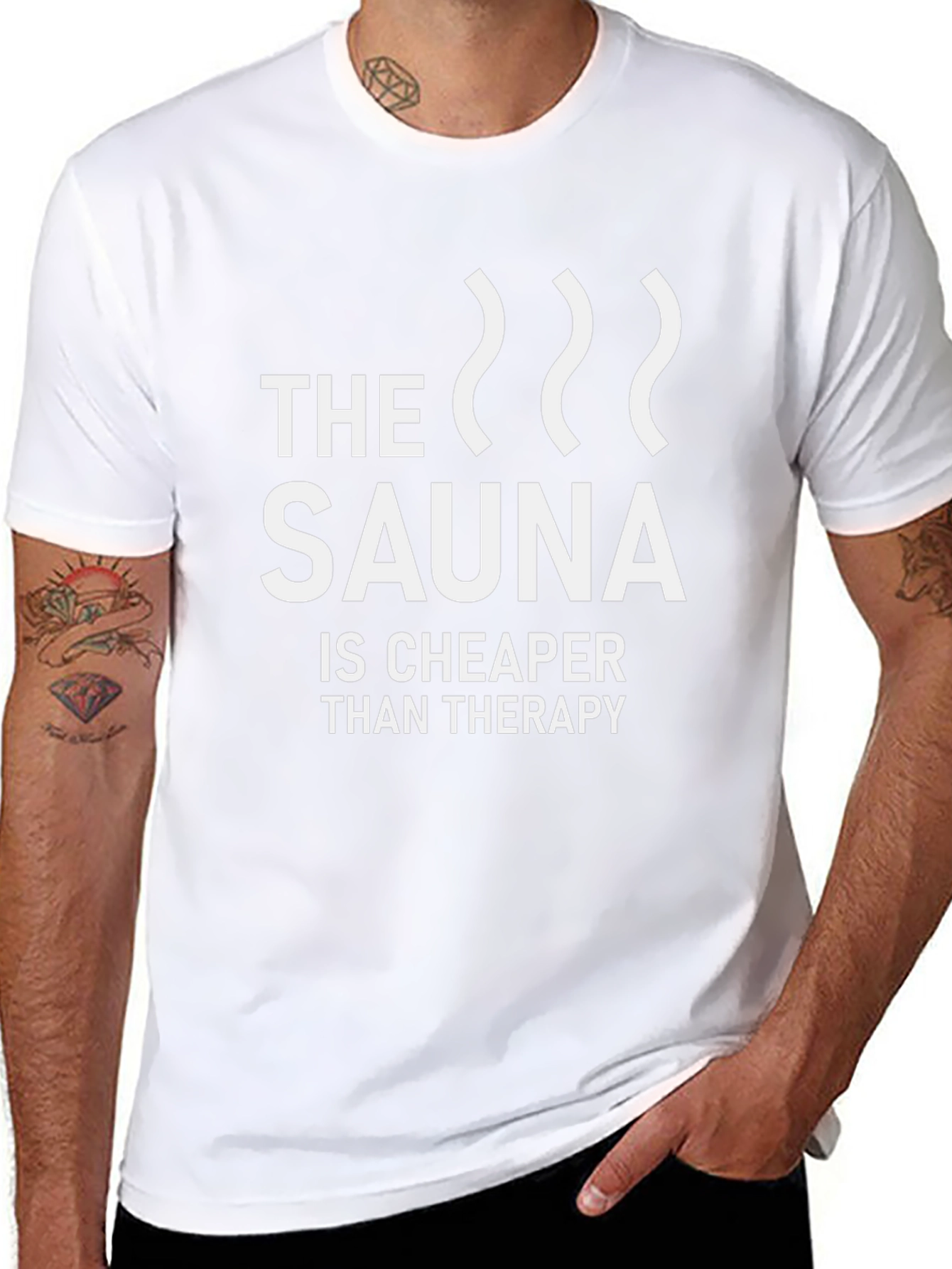 Sauna Therapy Funny Graphic Tee