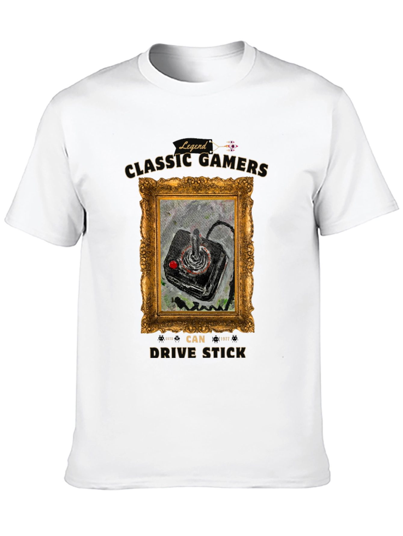 Classic Gamers Drive Stick T-Shirt