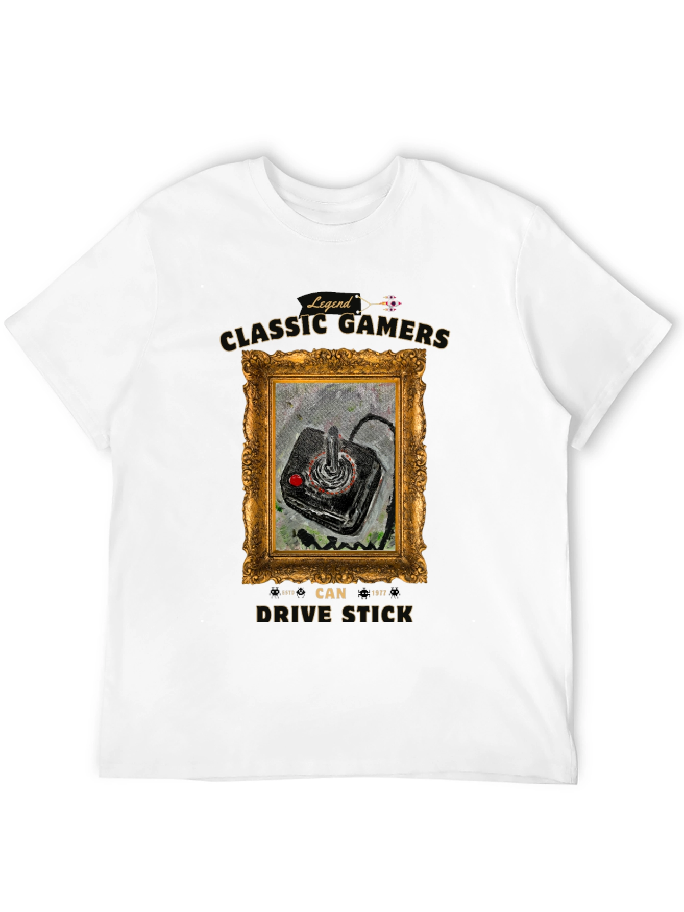 Classic Gamers Drive Stick T-Shirt