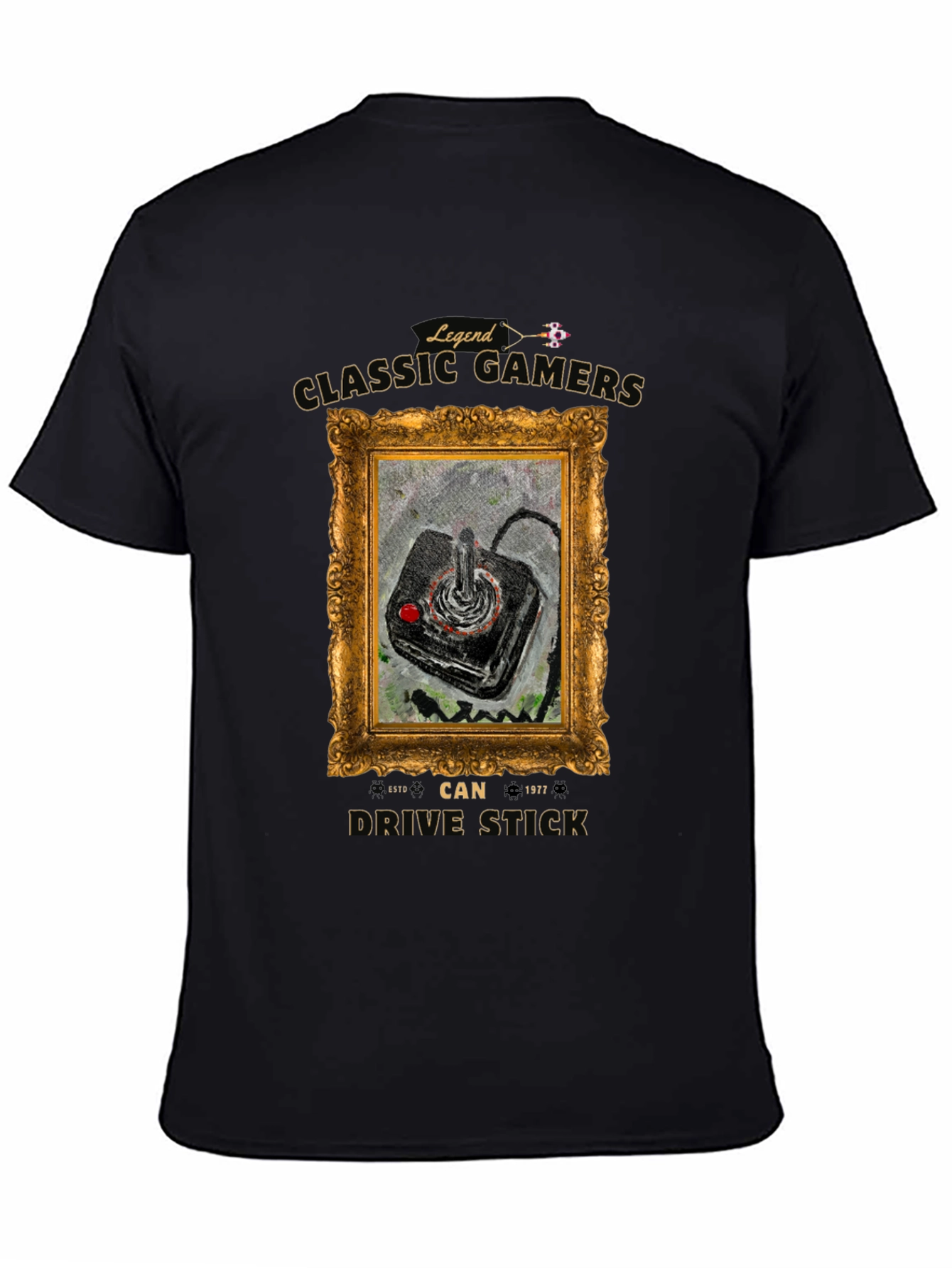 Classic Gamers Drive Stick T-Shirt