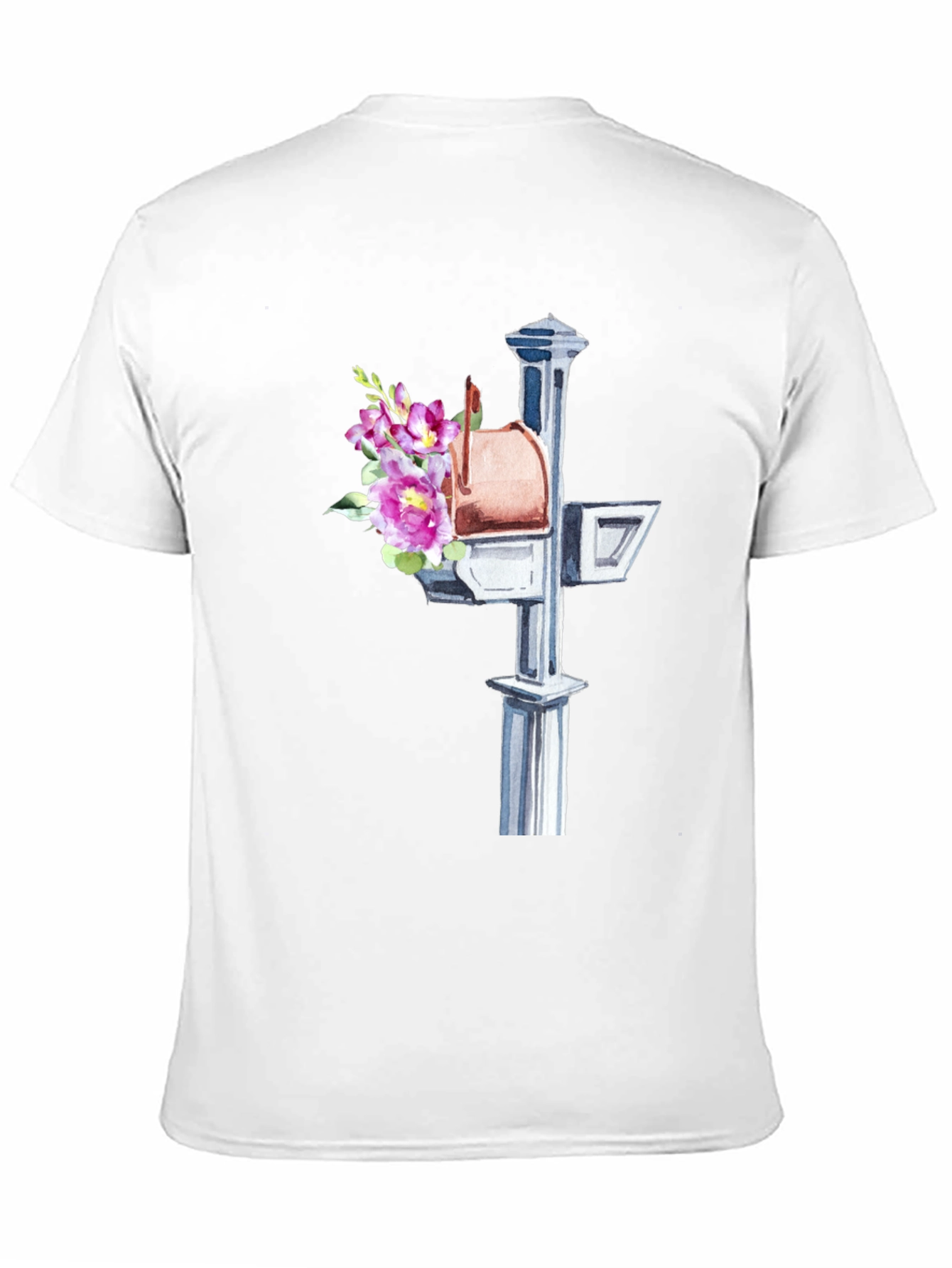Floral Mailbox Graphic Tee - Unique & Stylish!