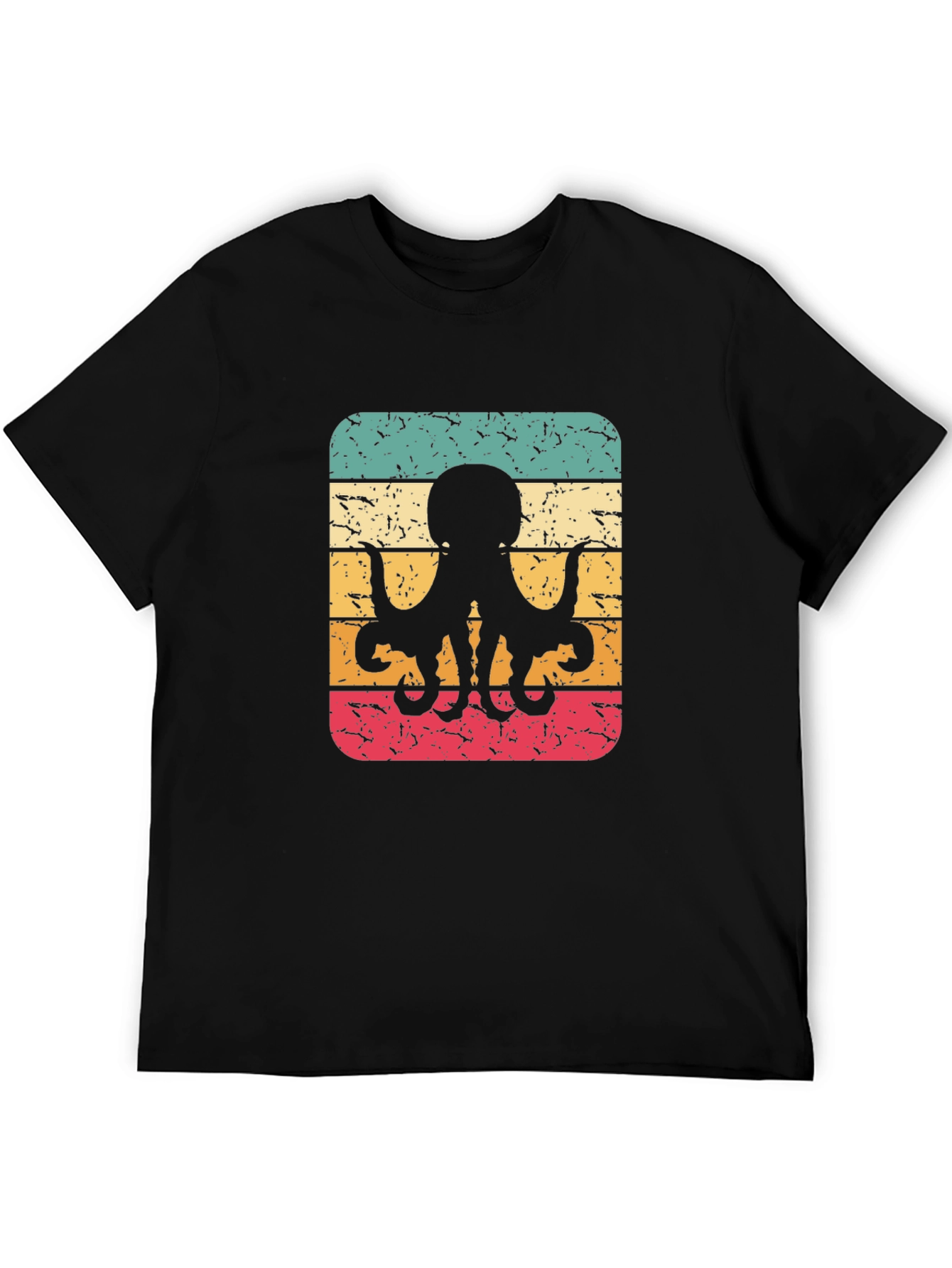Retro Octopus Graphic T-Shirt