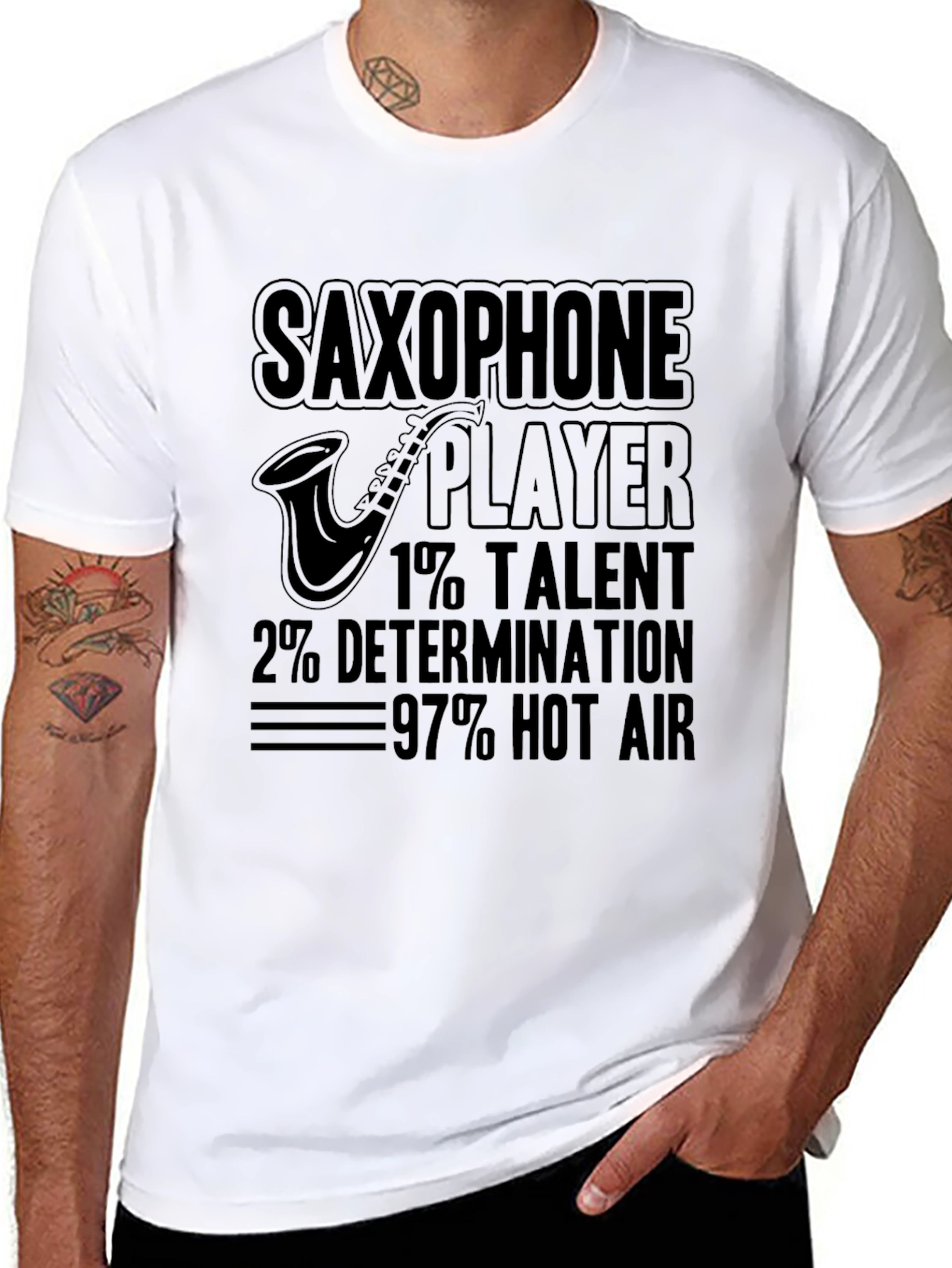 Saxophone Player Talent Graphic T-Shirt