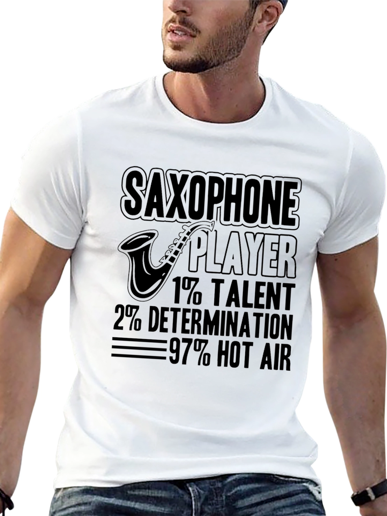 Saxophone Player Talent Graphic T-Shirt