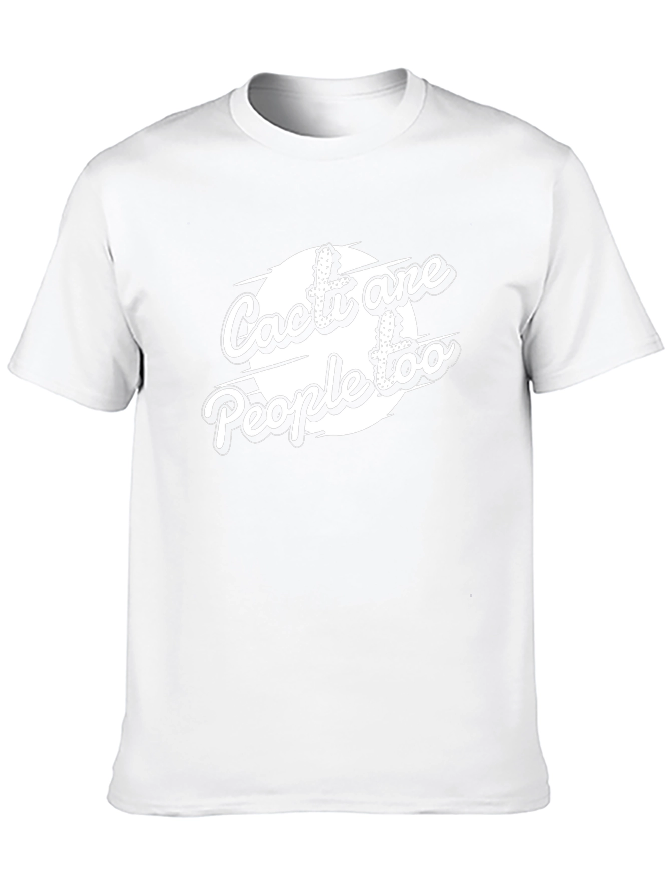 Cacti Are People Too Funny Graphic Tee