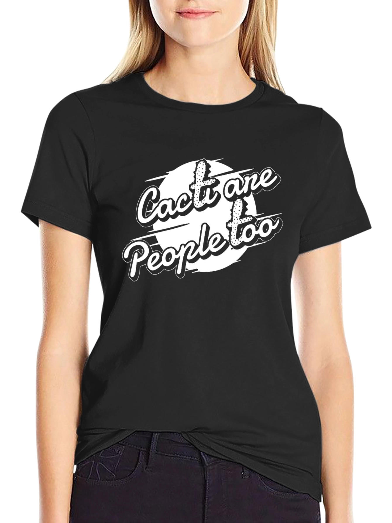 Cacti Are People Too Funny Graphic Tee