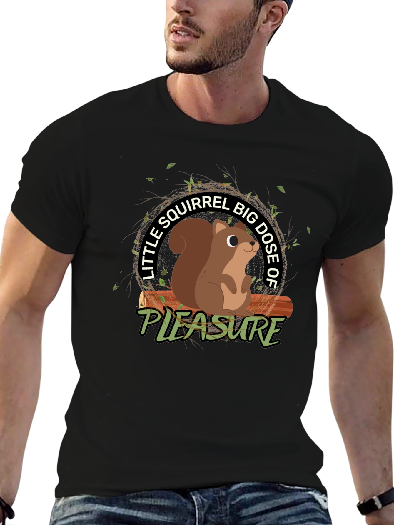 Squirrel Pleasure Graphic T-Shirt - Unisex