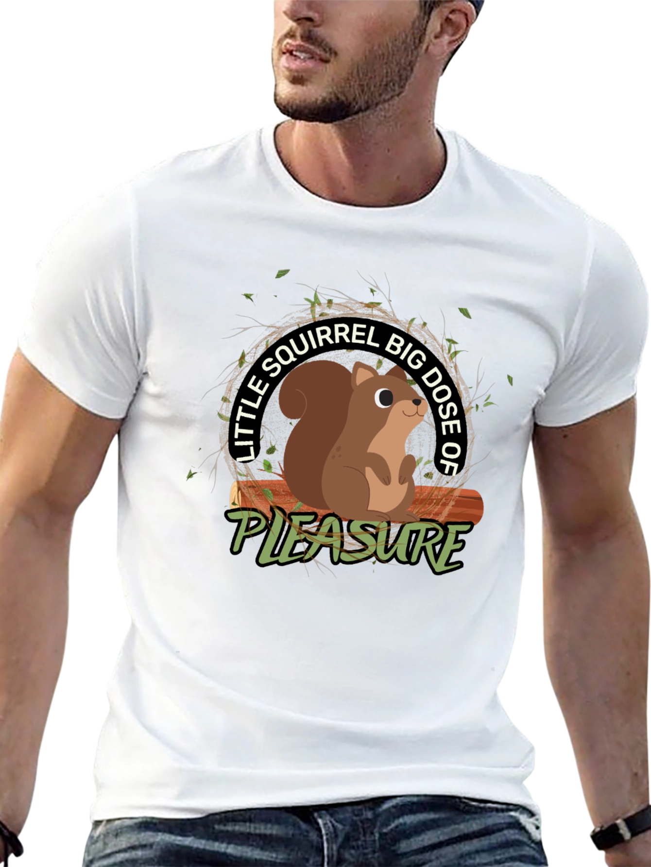 Squirrel Pleasure Graphic T-Shirt - Unisex