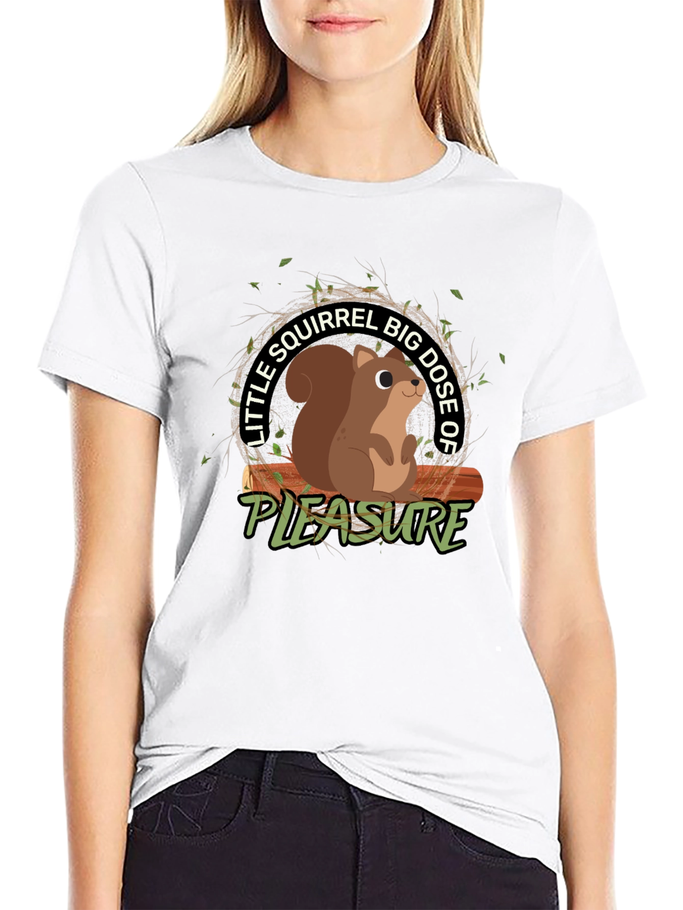 Squirrel Pleasure Graphic T-Shirt - Unisex