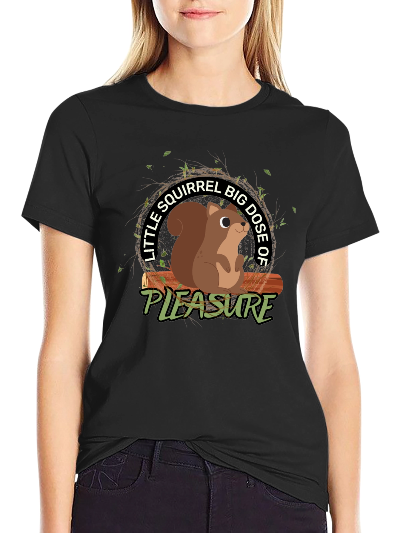 Squirrel Pleasure Graphic T-Shirt - Unisex