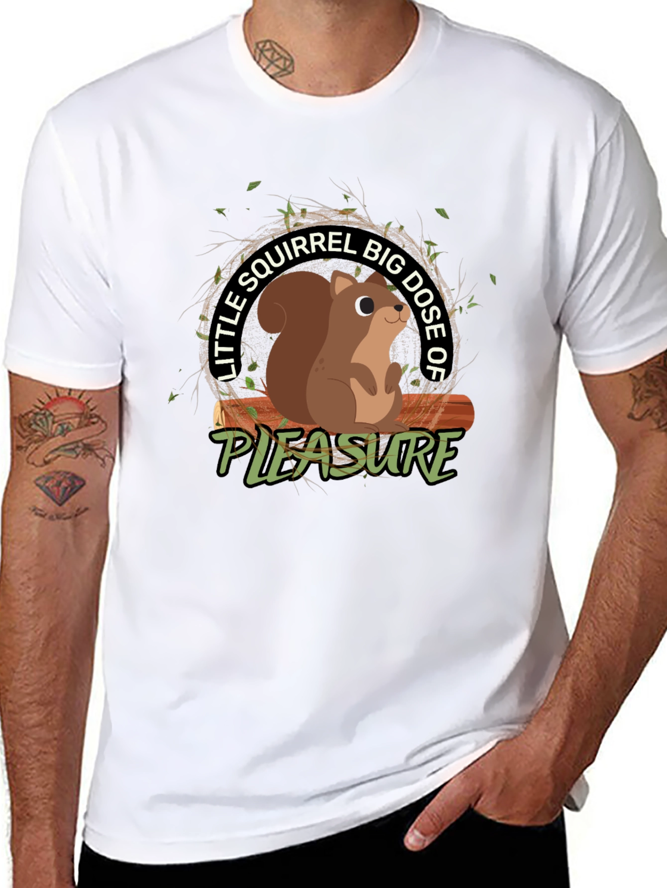 Squirrel Pleasure Graphic T-Shirt - Unisex