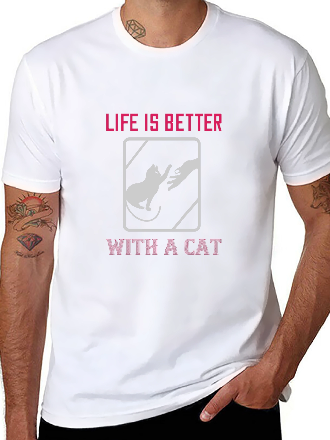 Life is Better With a Cat T-Shirt
