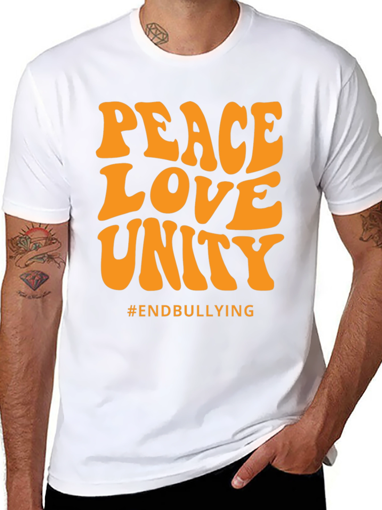 Peace Love Unity T-Shirt - End Bullying