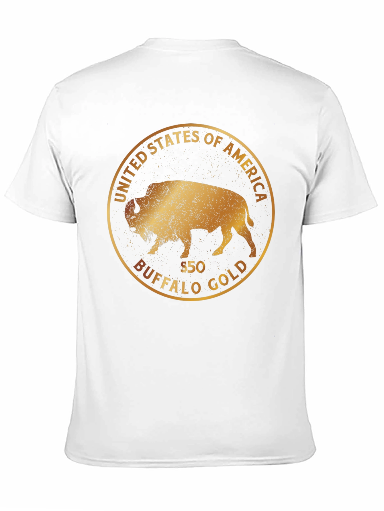 Buffalo Gold Coin Black T-Shirt