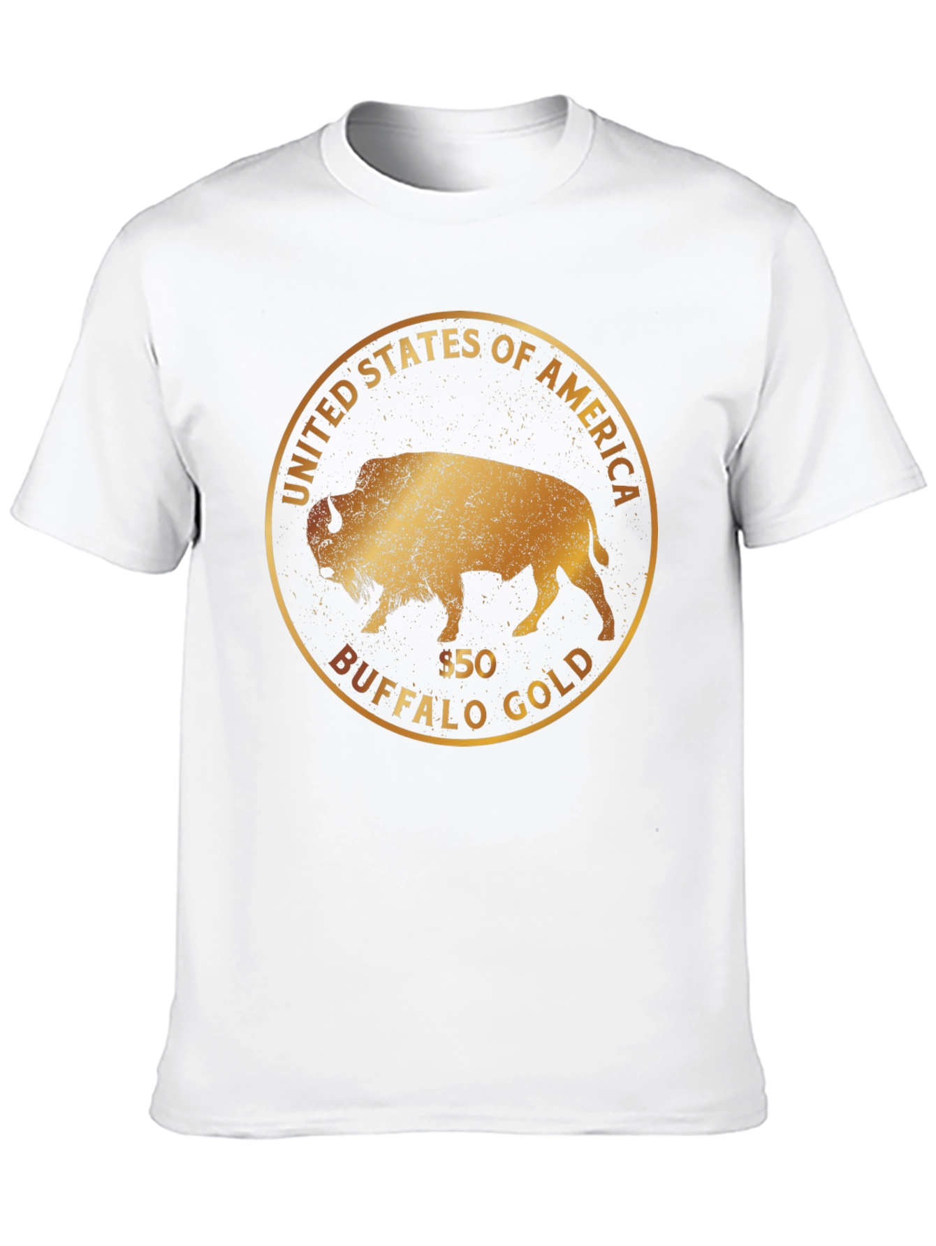 Buffalo Gold Coin Black T-Shirt