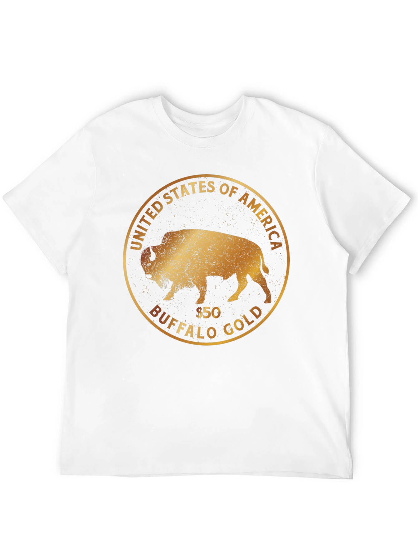 Buffalo Gold Coin Black T-Shirt