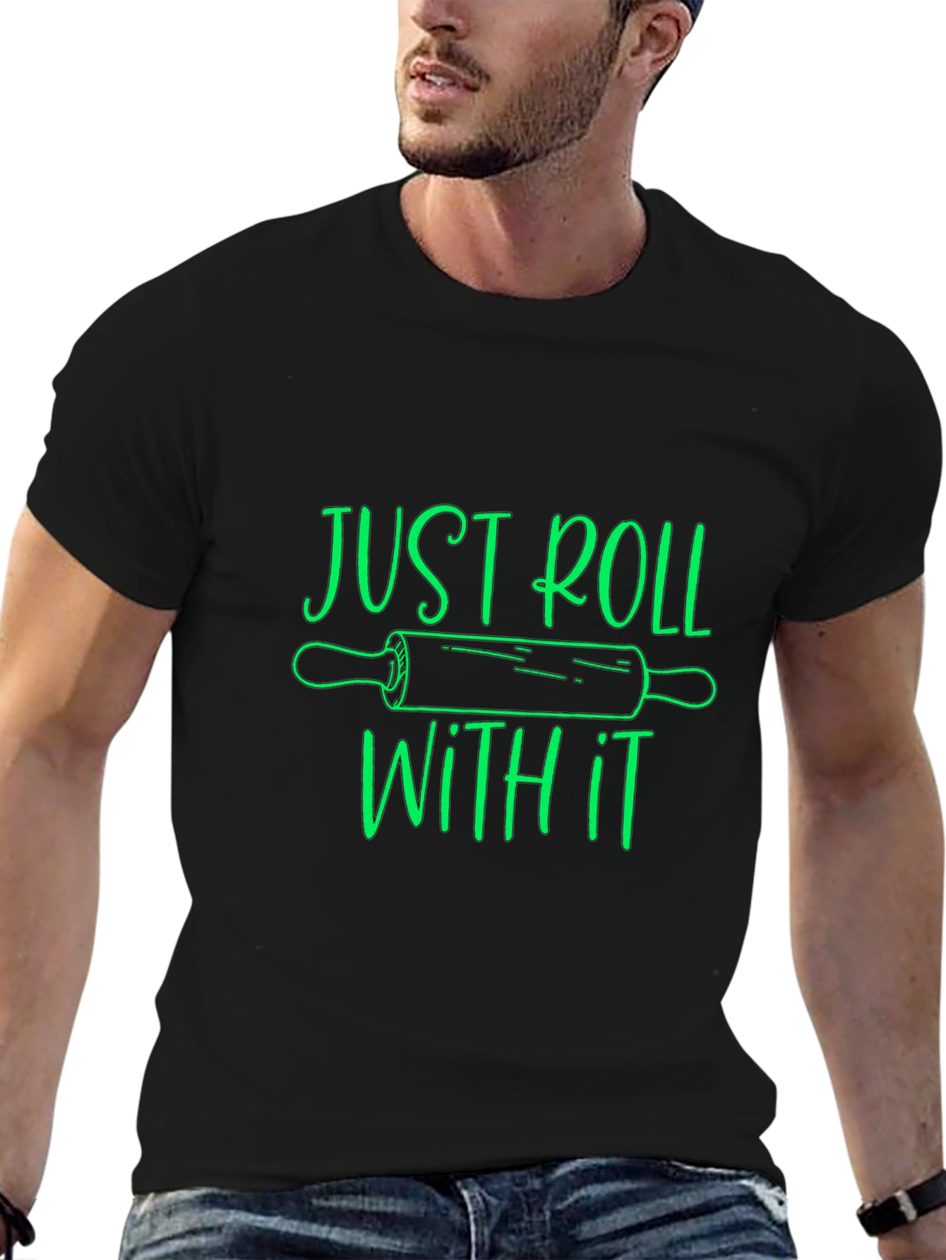 Just Roll With It Graphic T-Shirt