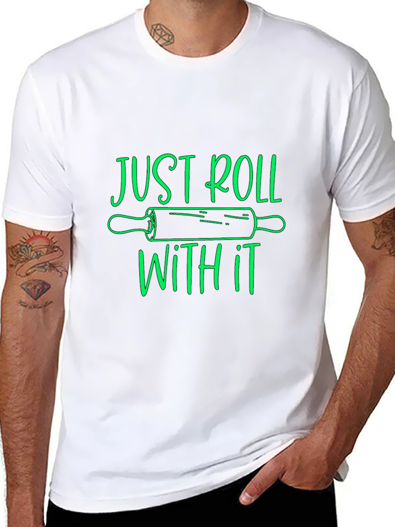 Just Roll With It Graphic T-Shirt
