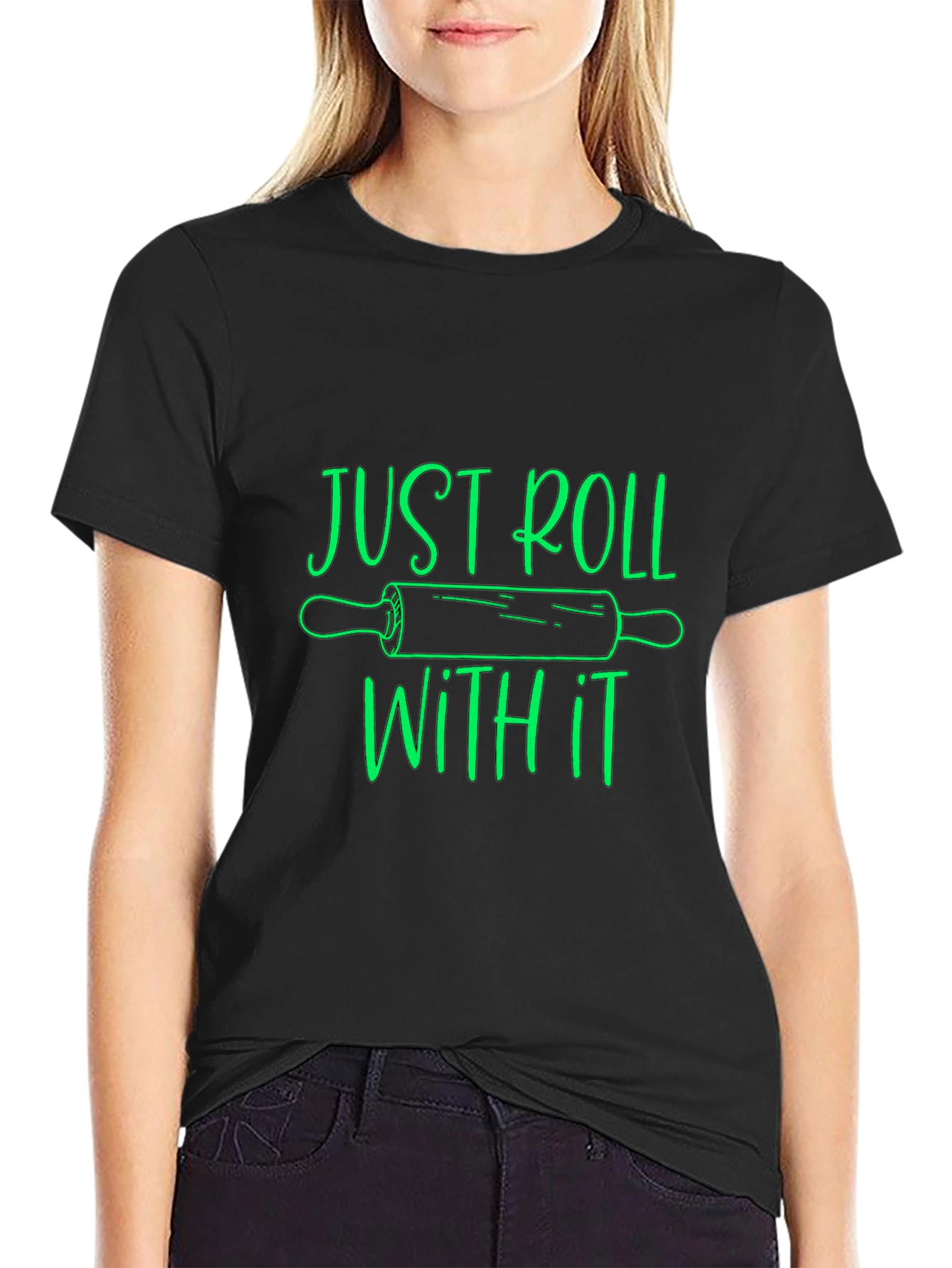 Just Roll With It Graphic T-Shirt
