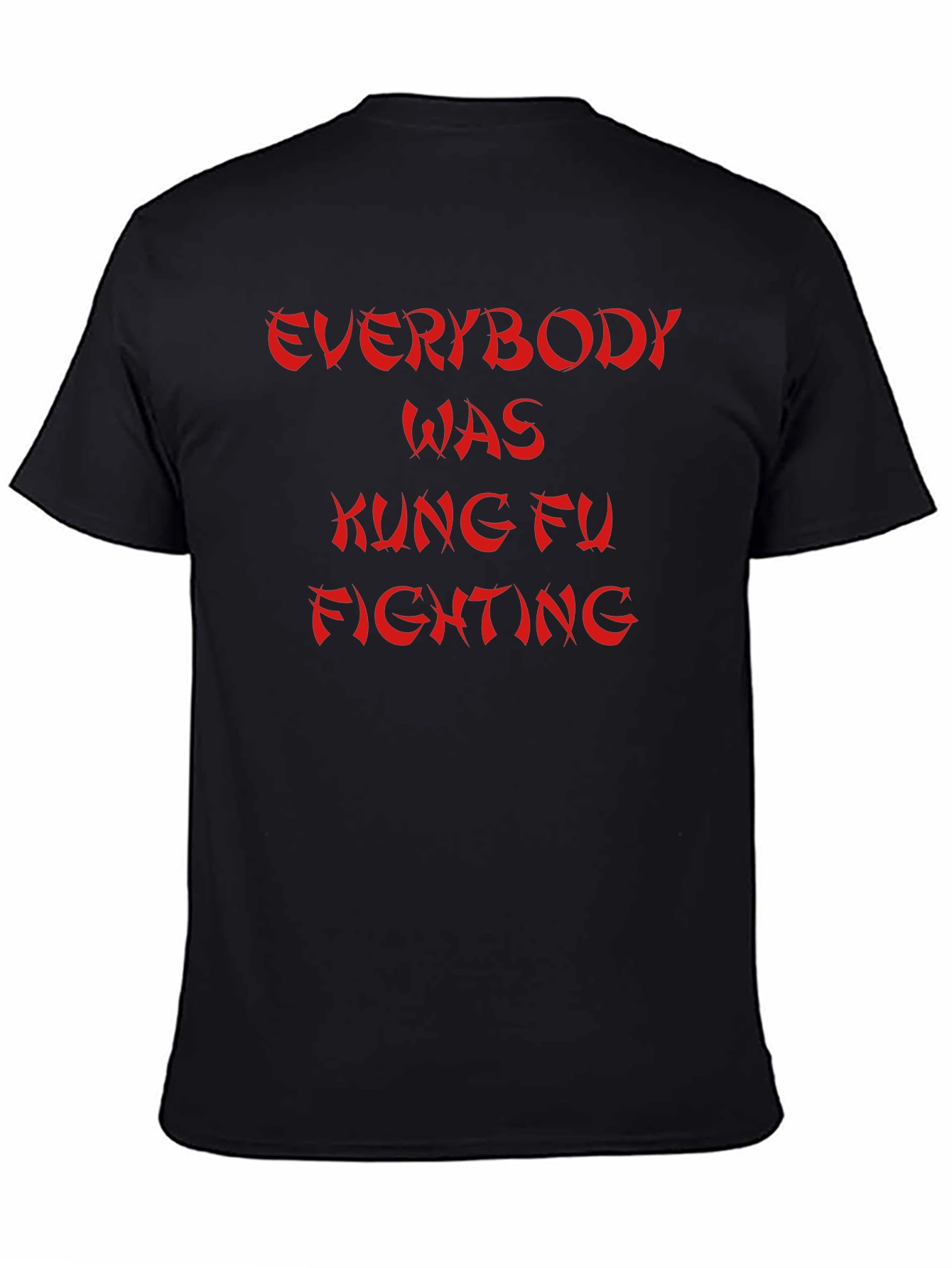 Kung Fu Fighting Graphic Tee - Black