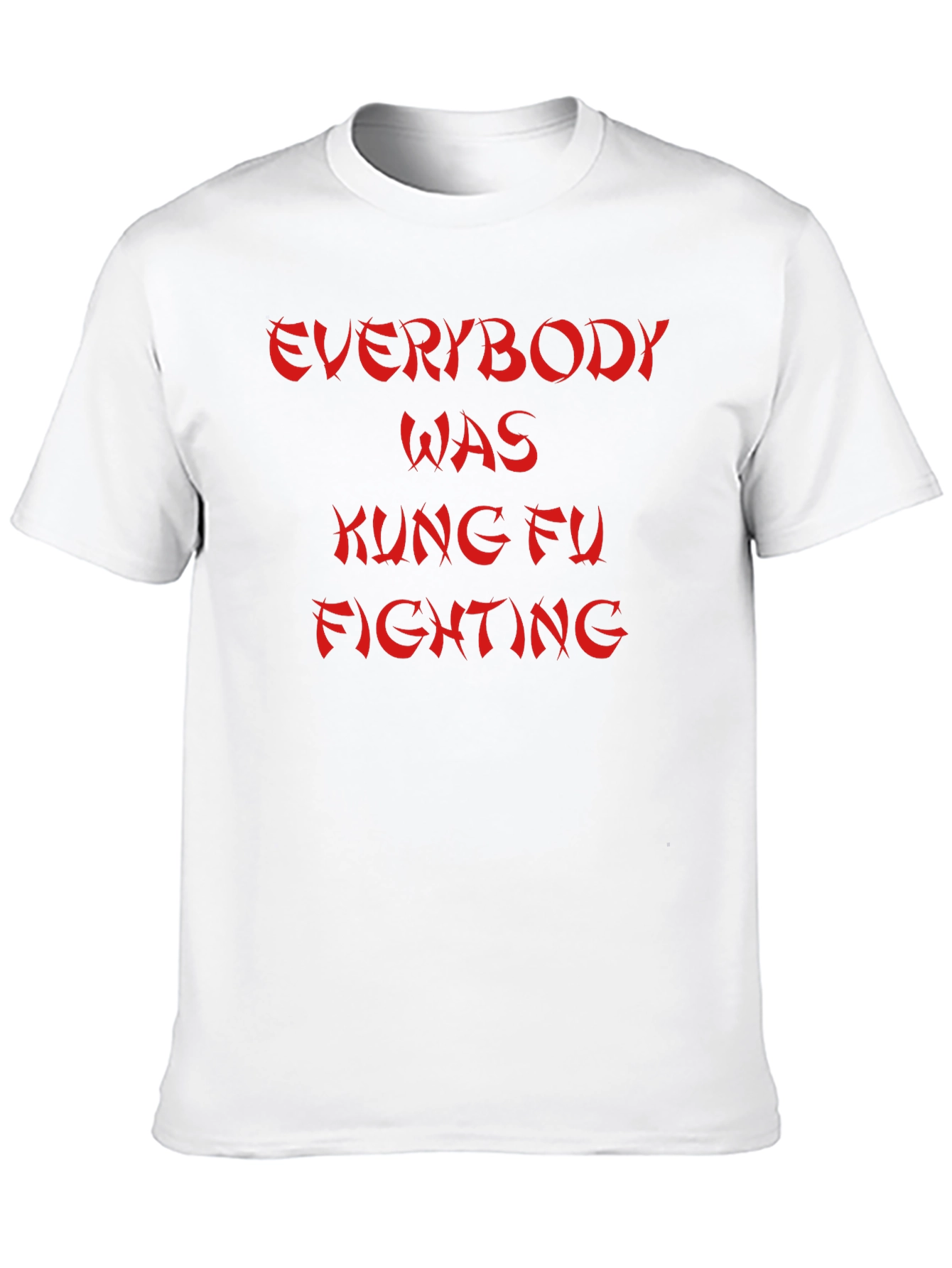 Kung Fu Fighting Graphic Tee - Black