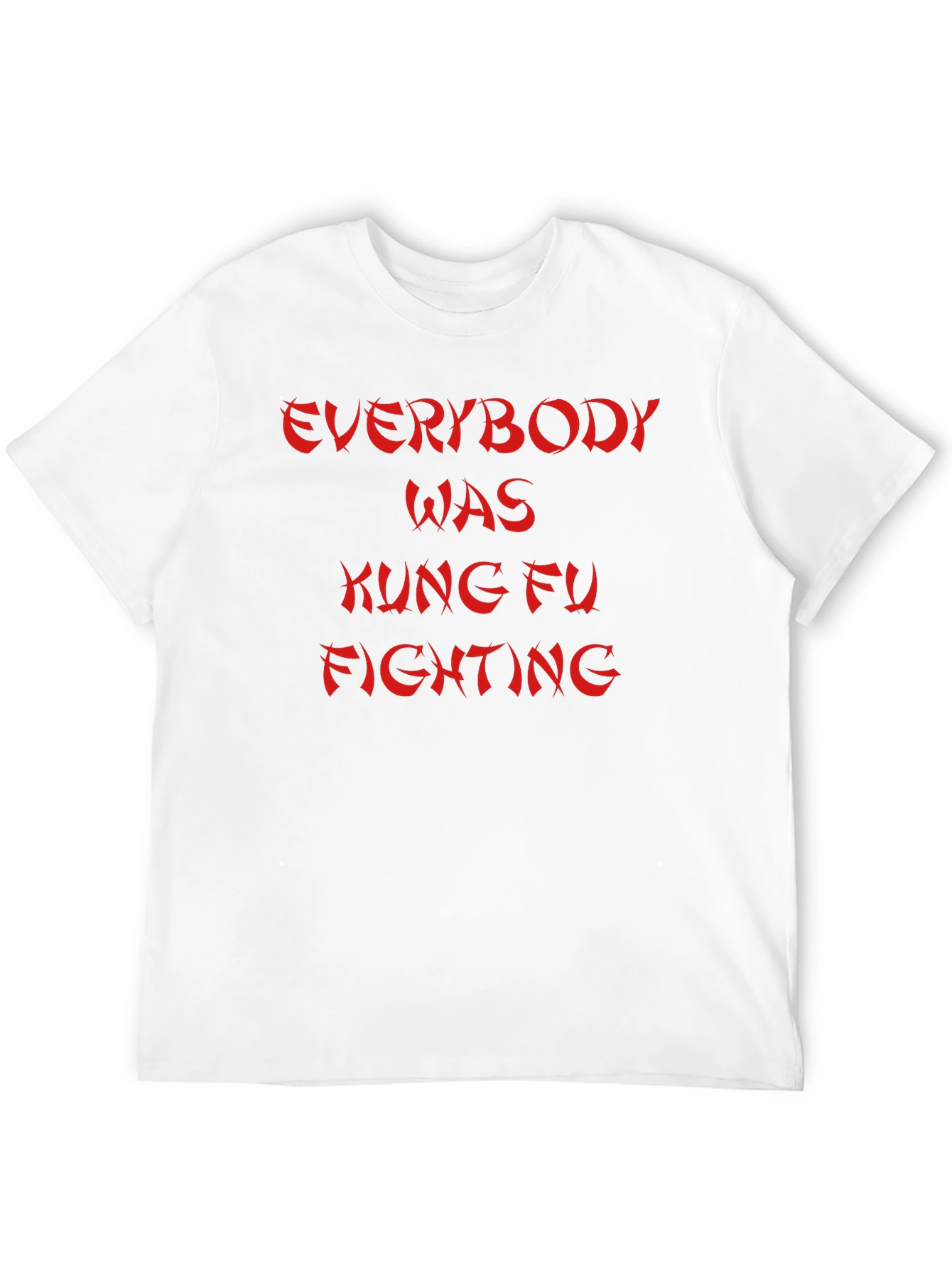 Kung Fu Fighting Graphic Tee - Black