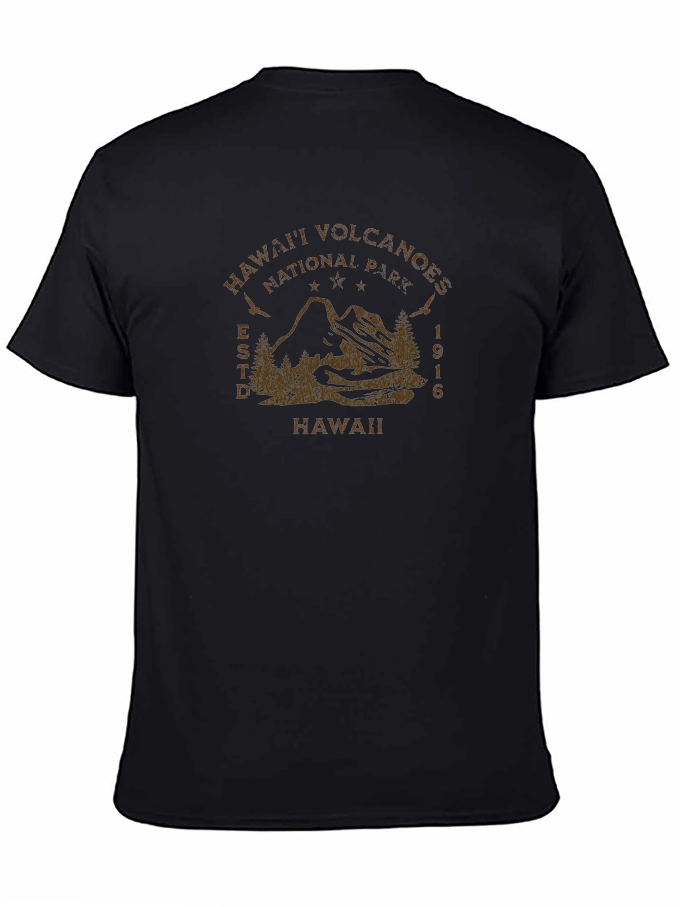 Hawaii Volcanoes National Park Black T-Shirt