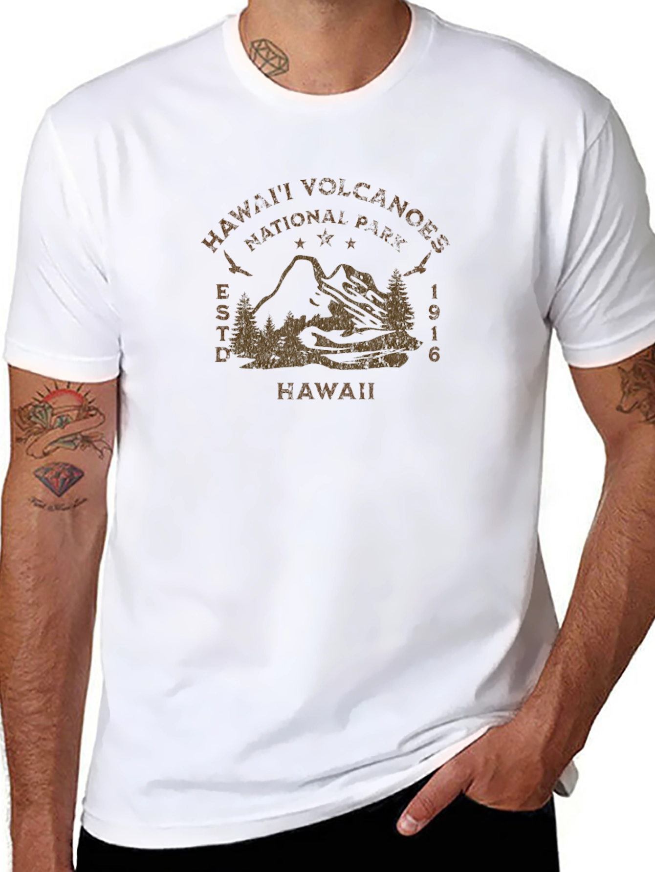Hawaii Volcanoes National Park Black T-Shirt