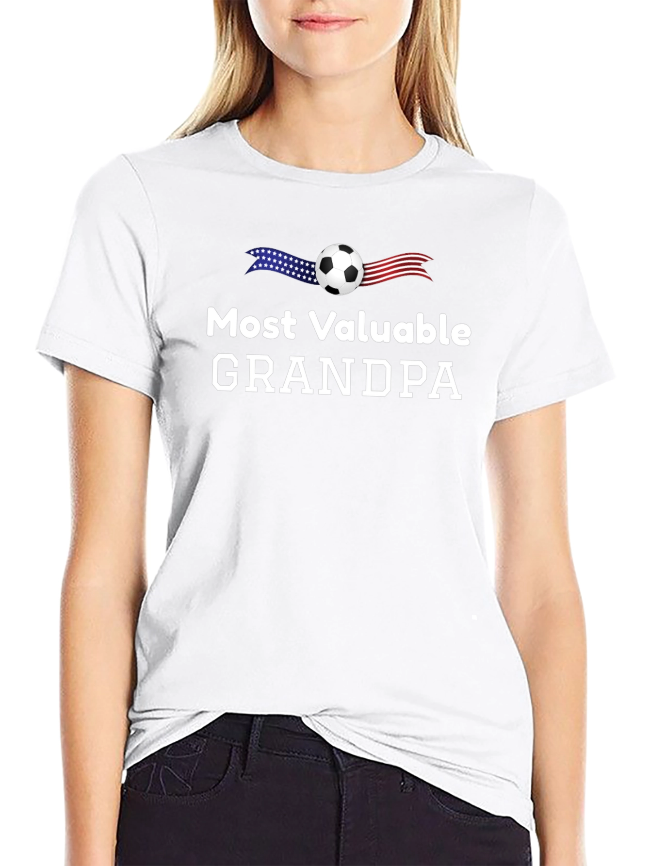 Most Valuable Grandpa Soccer T-Shirt