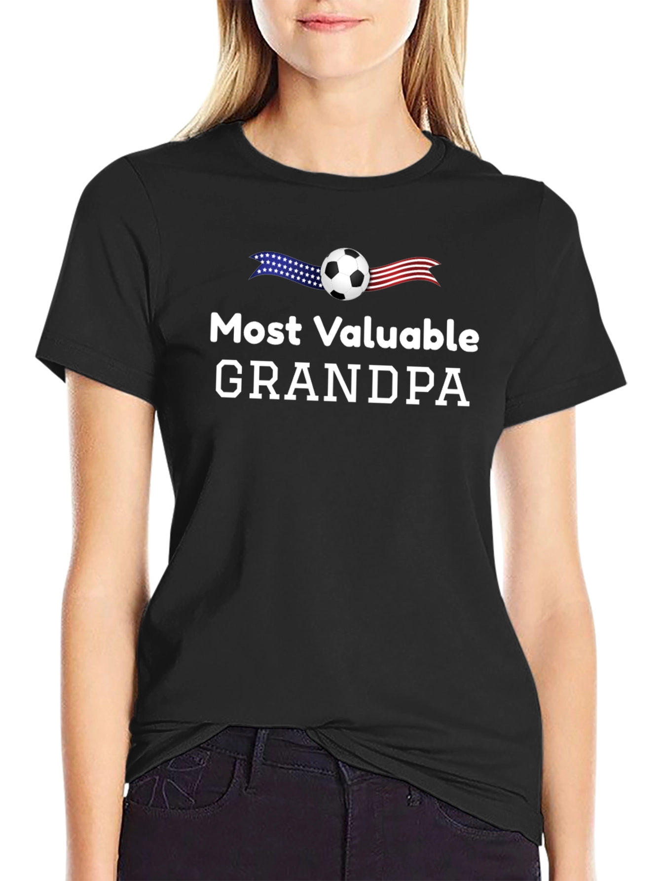 Most Valuable Grandpa Soccer T-Shirt