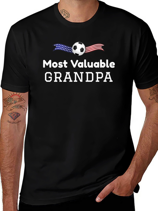 Most Valuable Grandpa Soccer T-Shirt