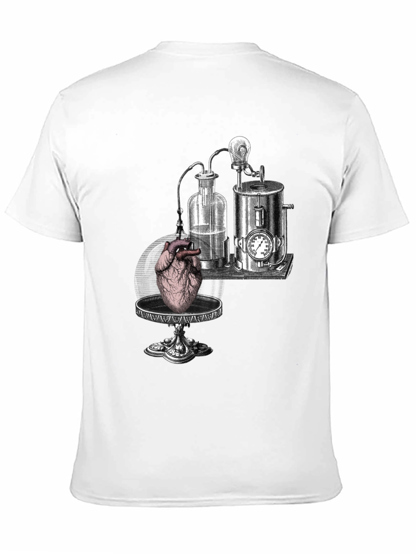 Anatomical Heart & Lab Black T-Shirt